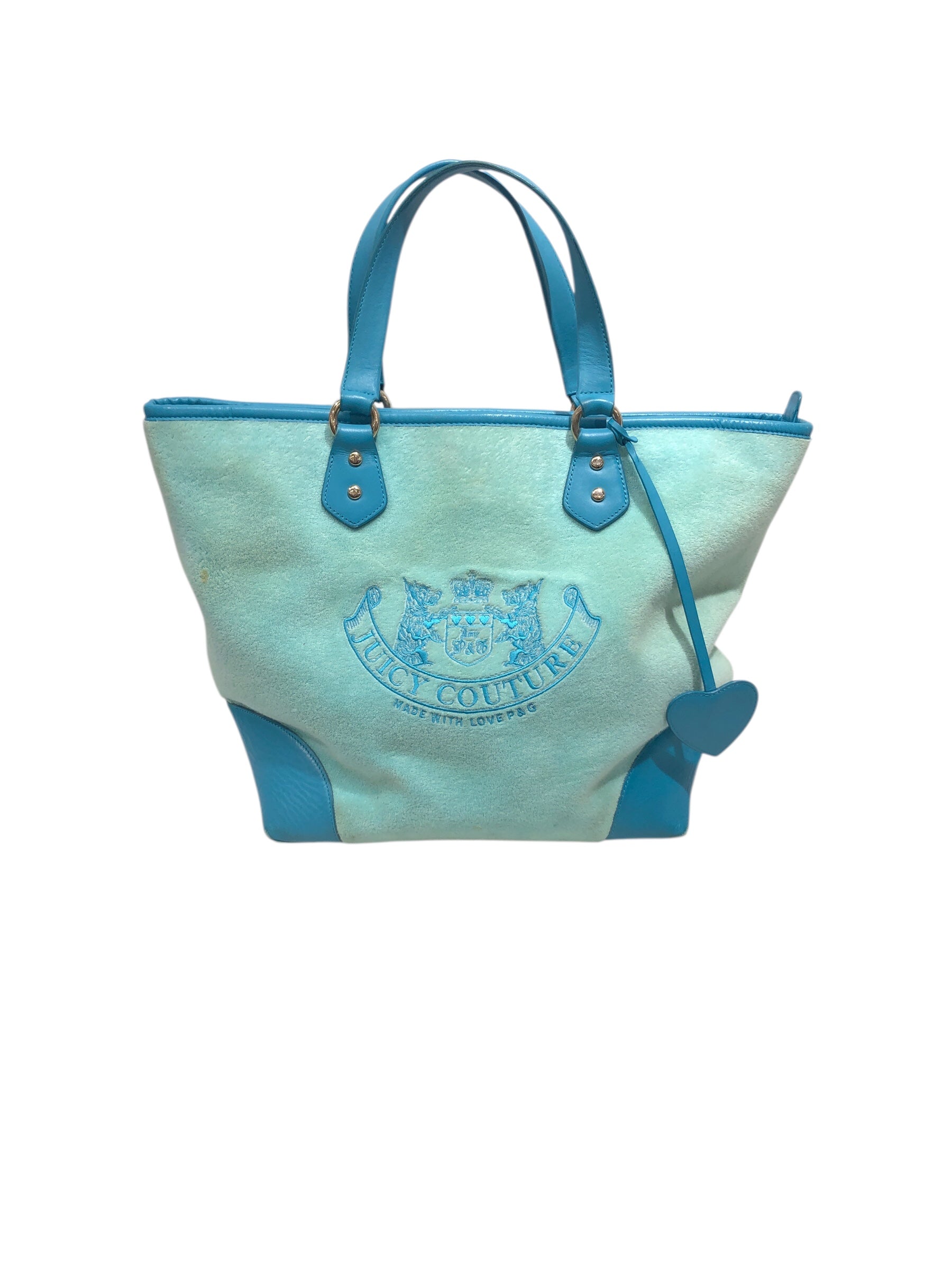 JUICY COUTURE/Tote Bag/Monogram/IDG/Terry cloth tote bag view 1