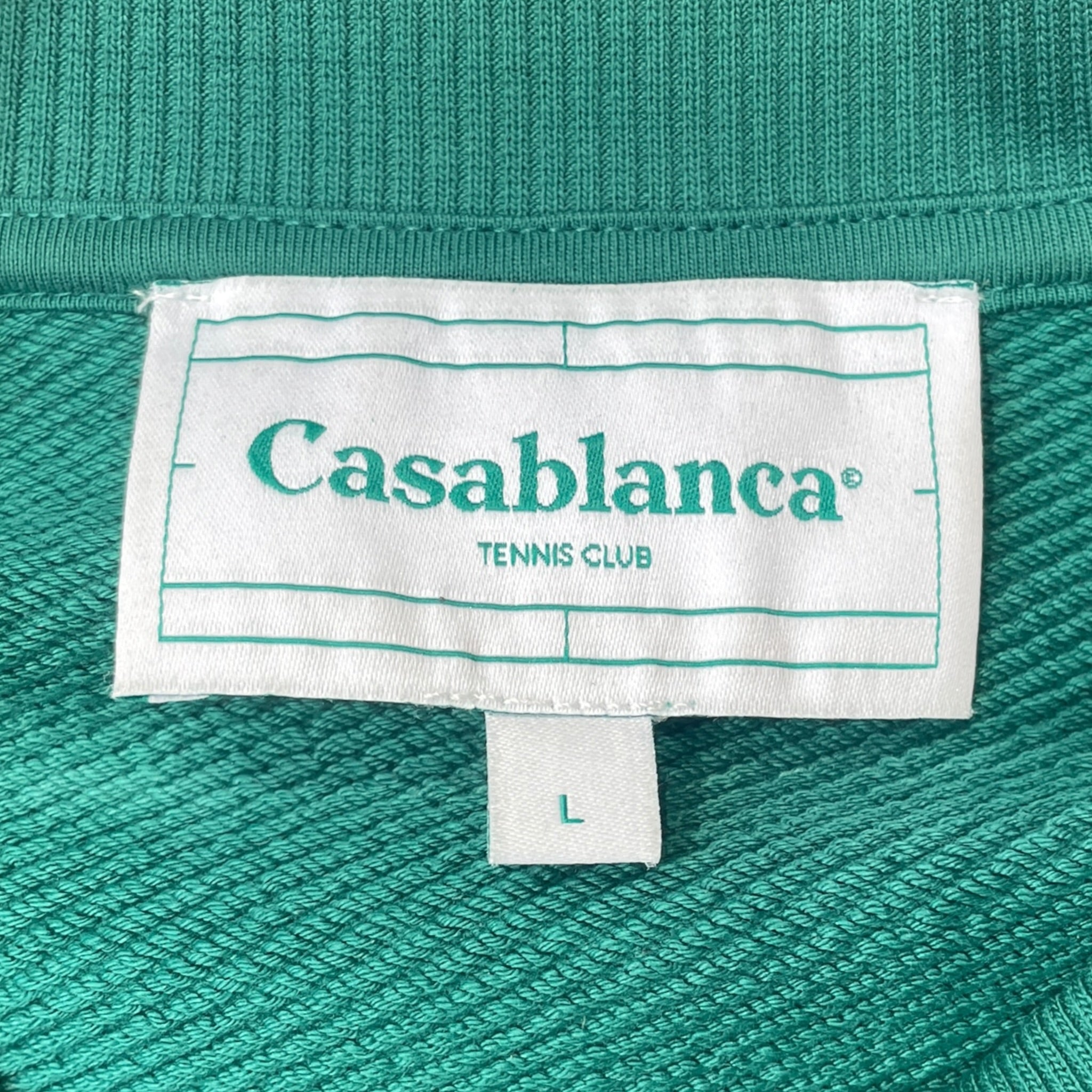 CASABLANCA/Sweatshirt/L/Cotton/GRN/casablanca view 3