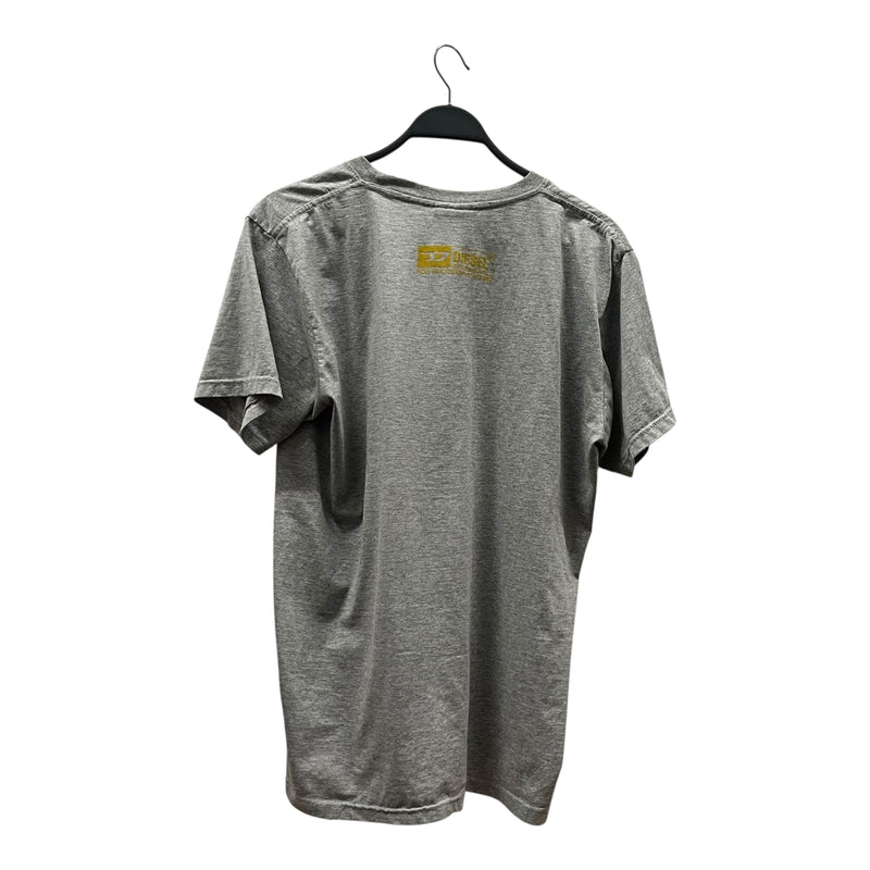 DIESEL/T-Shirt/XL/Cotton/GRY/