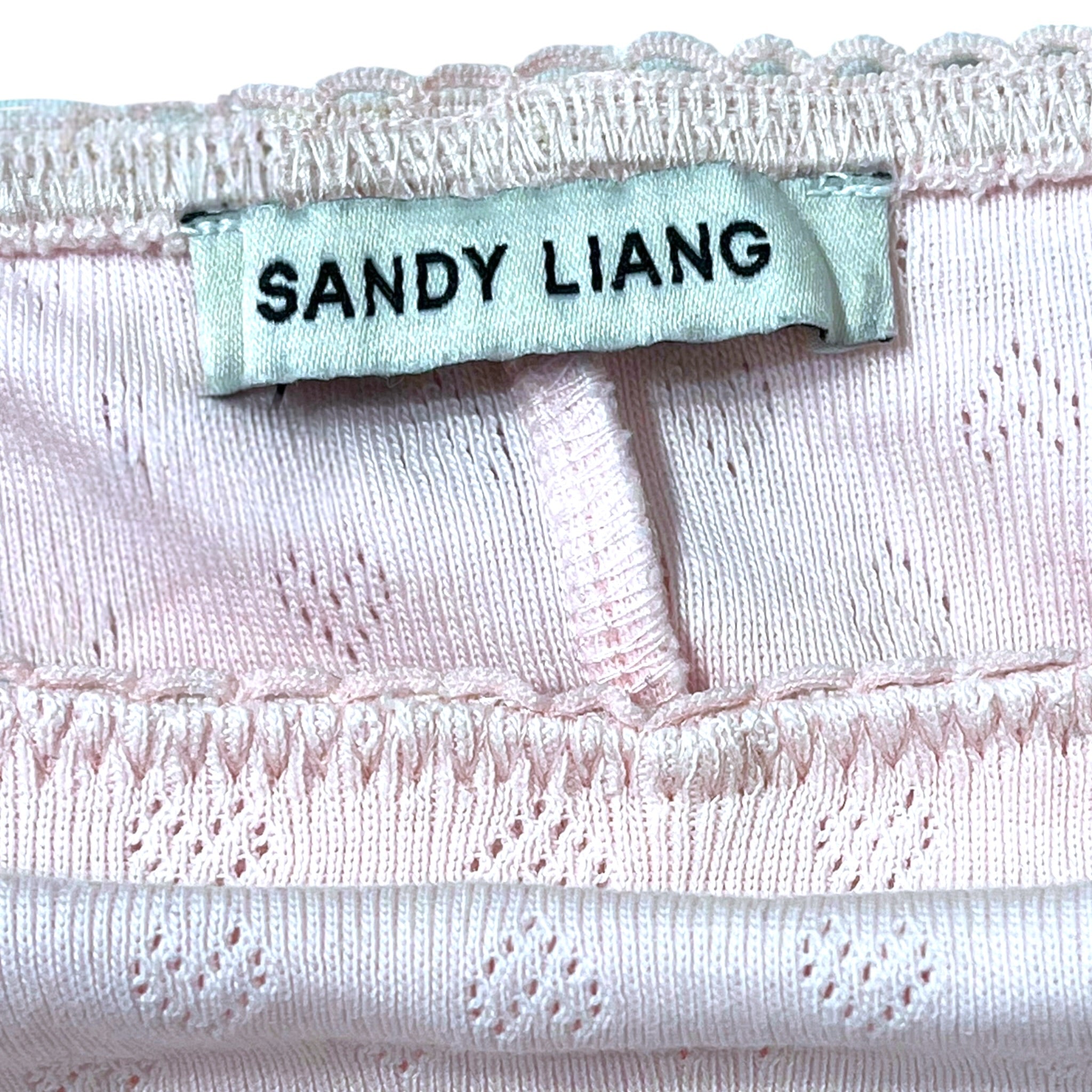Sandy Liang/Bottoms/Cotton/PNK/FOLD OVER HEART APRON PANT view 4