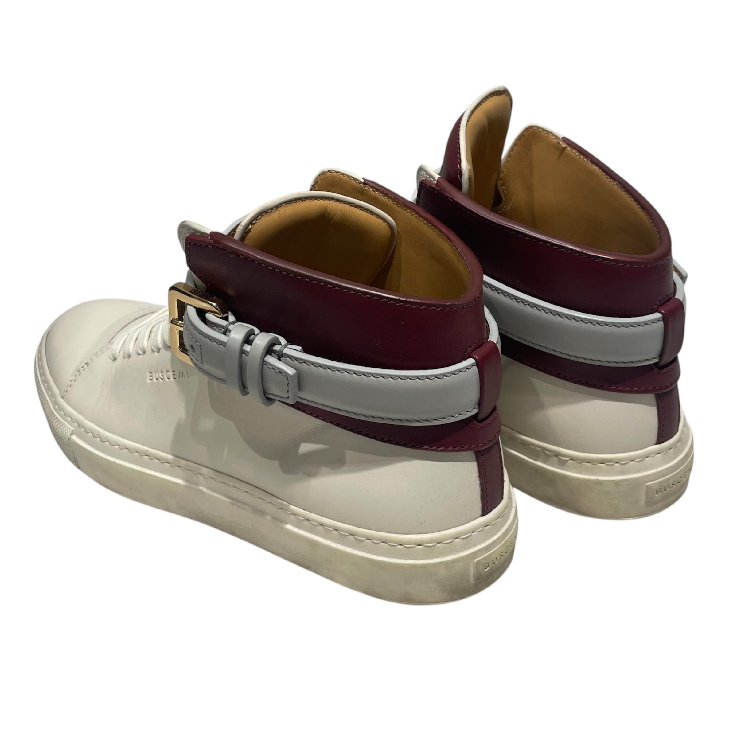 BUSCEMI/Hi-Sneakers/US 7.5/Leather/CRM/Buscemi 100mm Tassel view 2