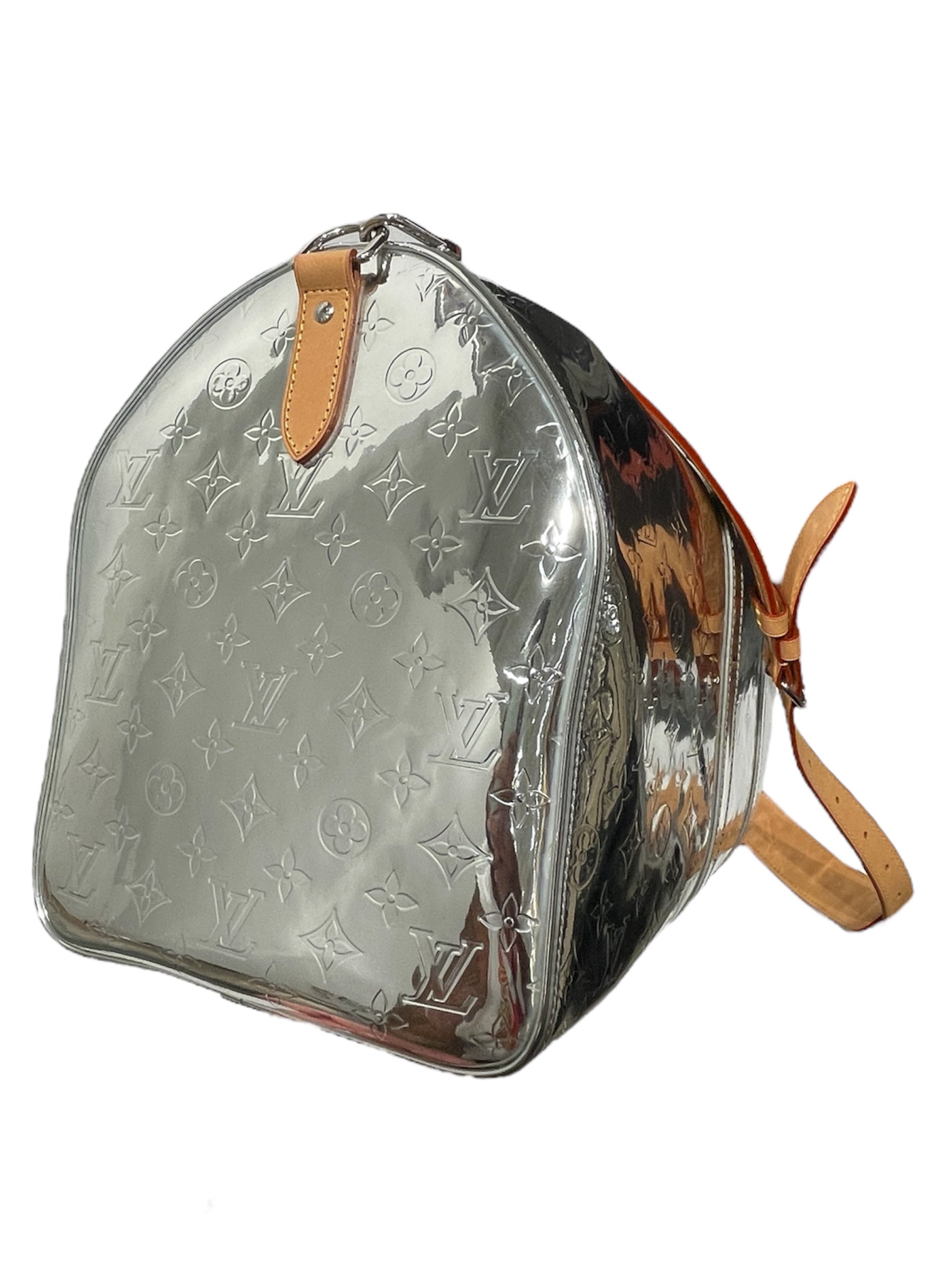 LOUIS VUITTON/Luggage/OS/Monogram/SLV/Mongrm Mirror Keepall 40' view 7
