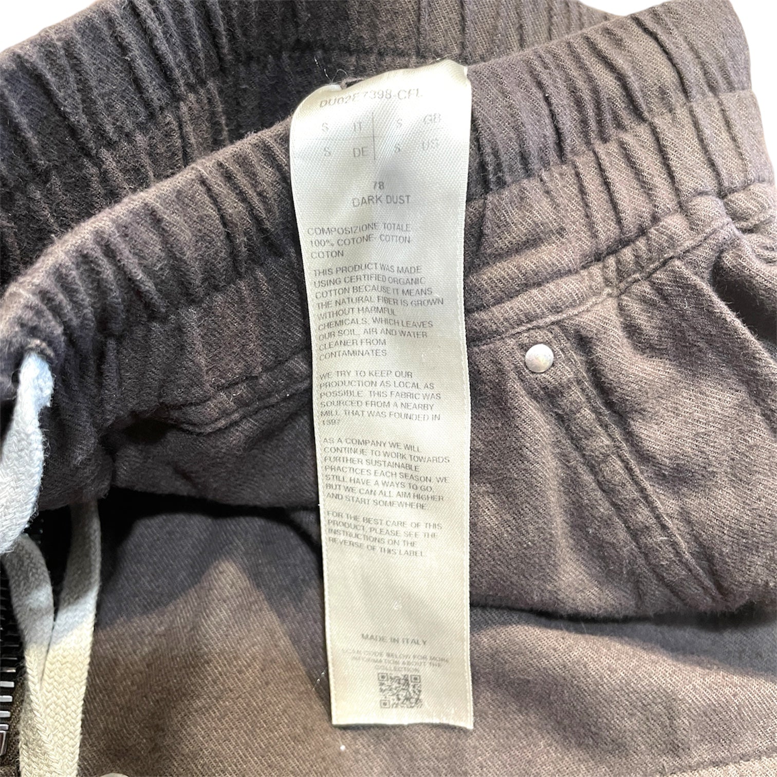 Rick Owens/Pants/S/Cotton/BRW/Bella Cargos view 3