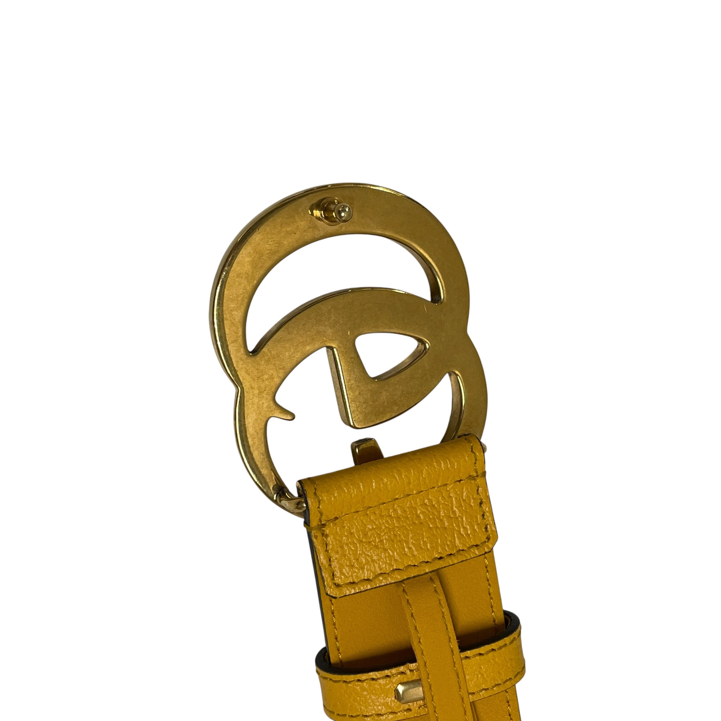 GUCCI/adidas/Belt/Monogram/YEL/double g view 3