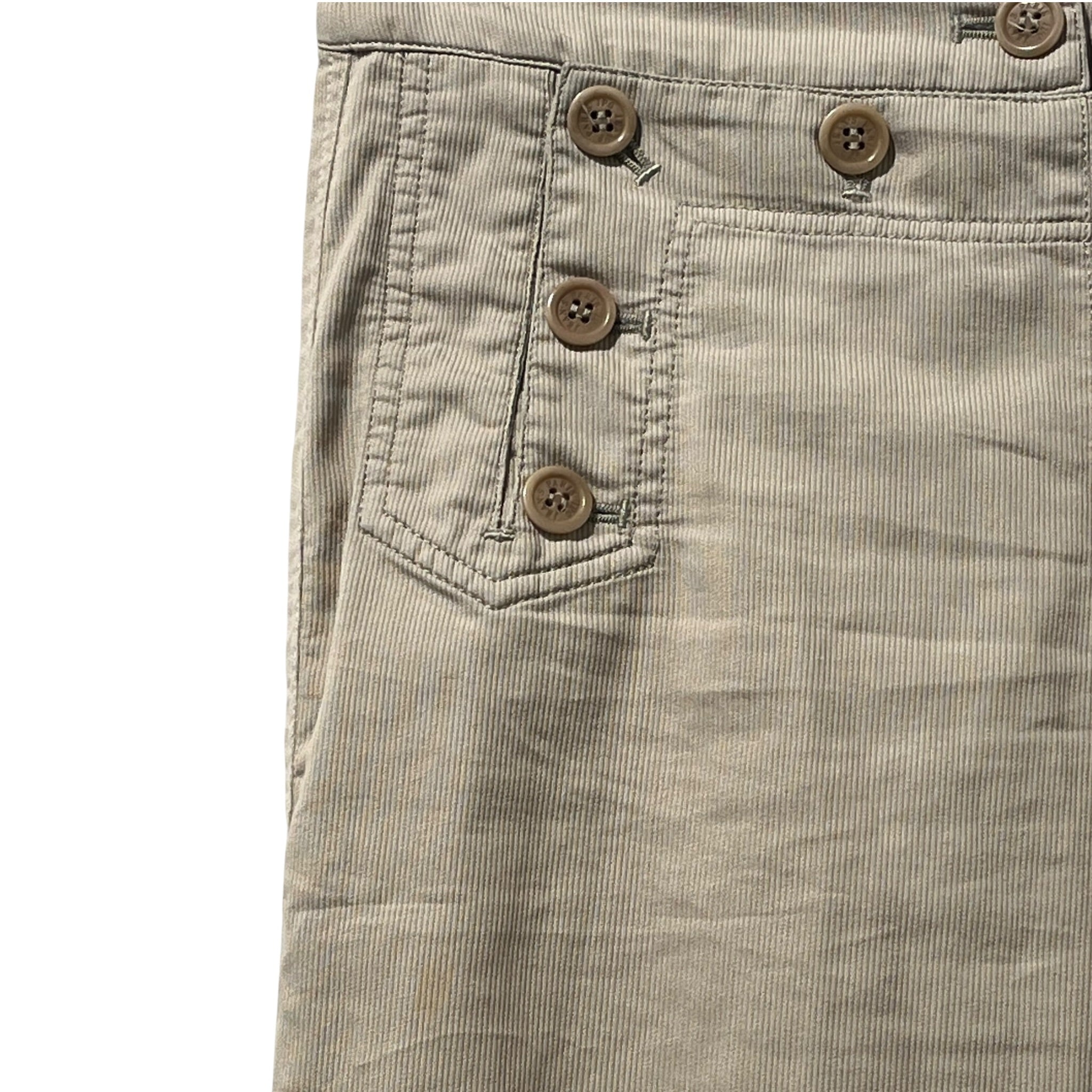 Jean Paul Gaultier/Bottoms/40/Cotton/CRM/FLARED NAVAL PANTS view 3