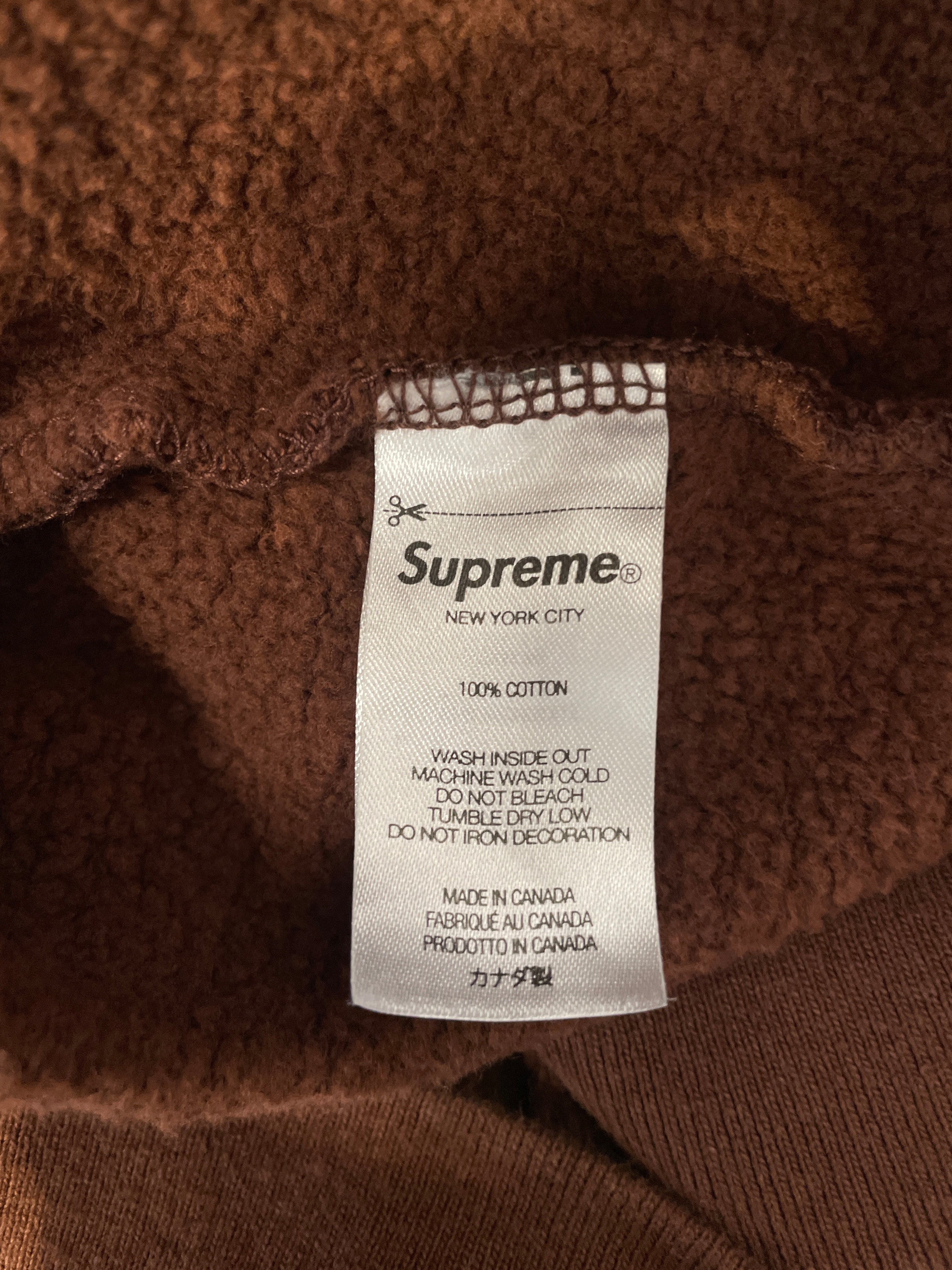 Supreme/Hoodie/M/Cotton/BRW/ECSTASY view 4