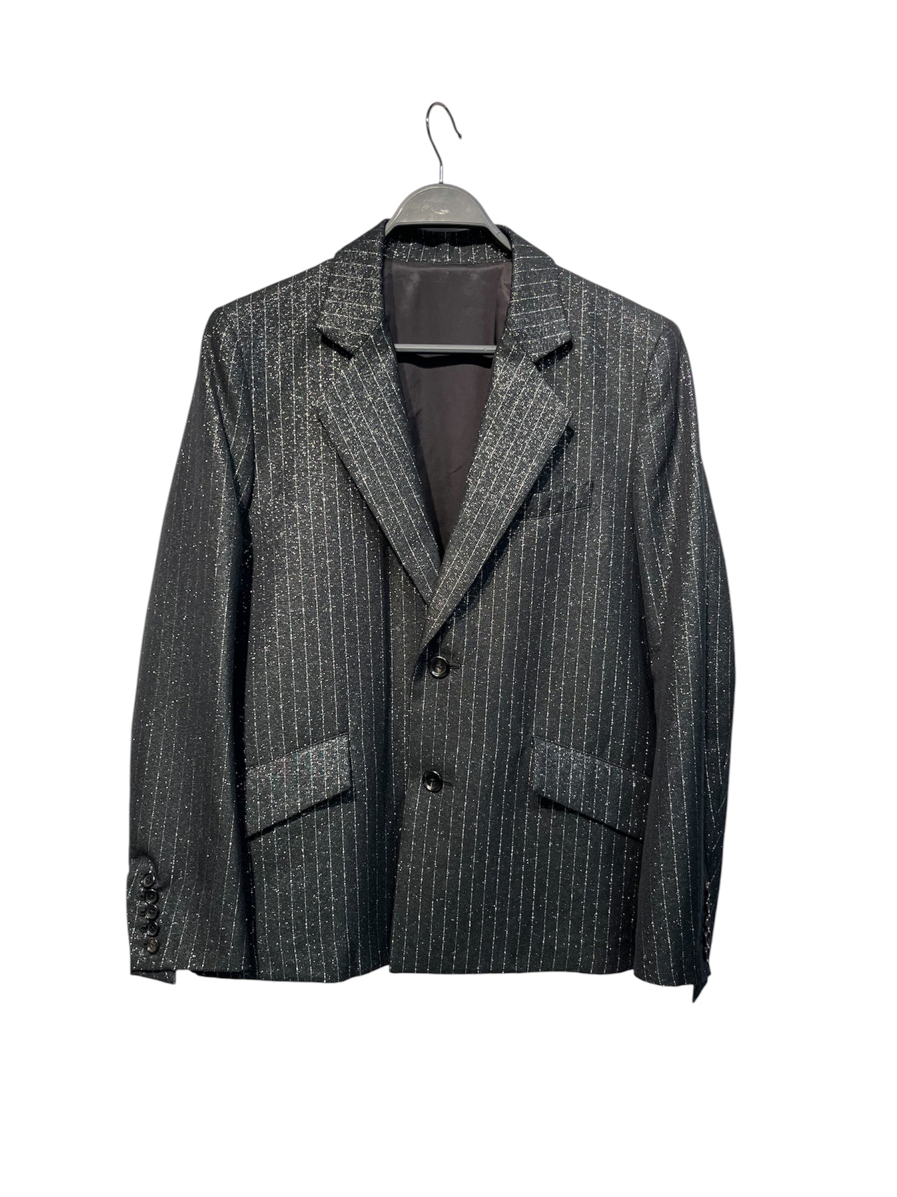 sulvam/Tailored Jkt/L/Cotton/BLK/Iridescent/ view 1