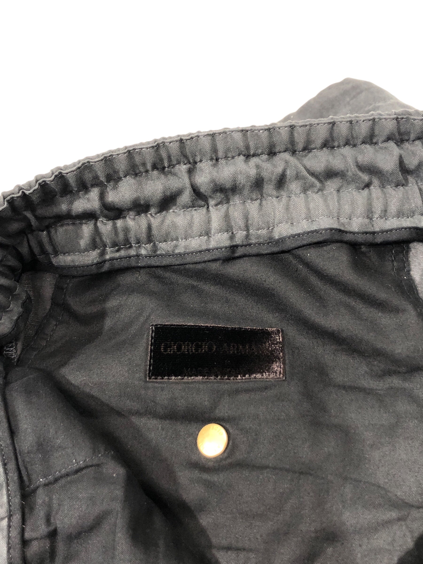 GIORGIO ARMANI/Shorts/48/Cotton/GRY/ view 3