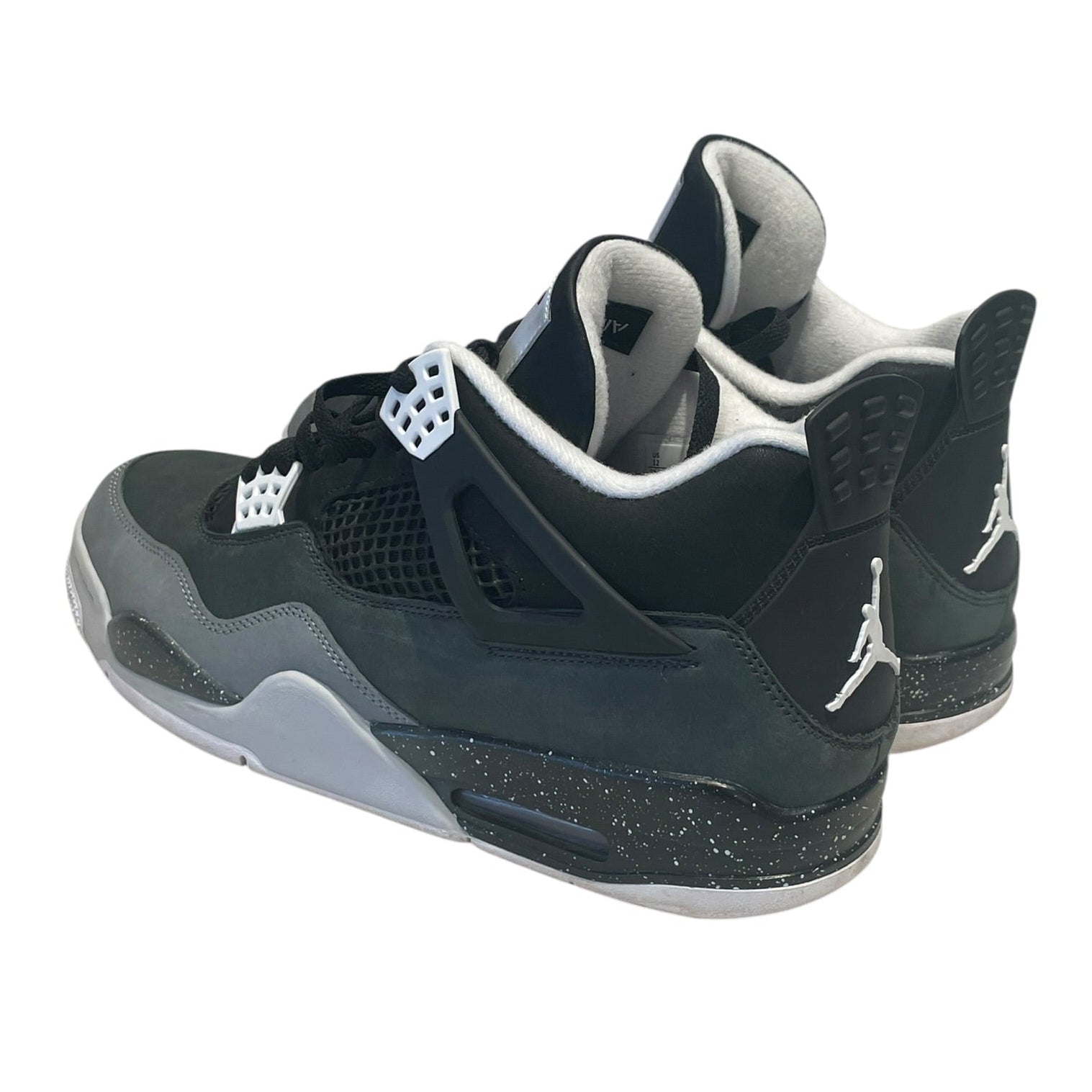NIKE/Hi-Sneakers/US 12/Leather/BLK/Jordan 4 Fear view 2