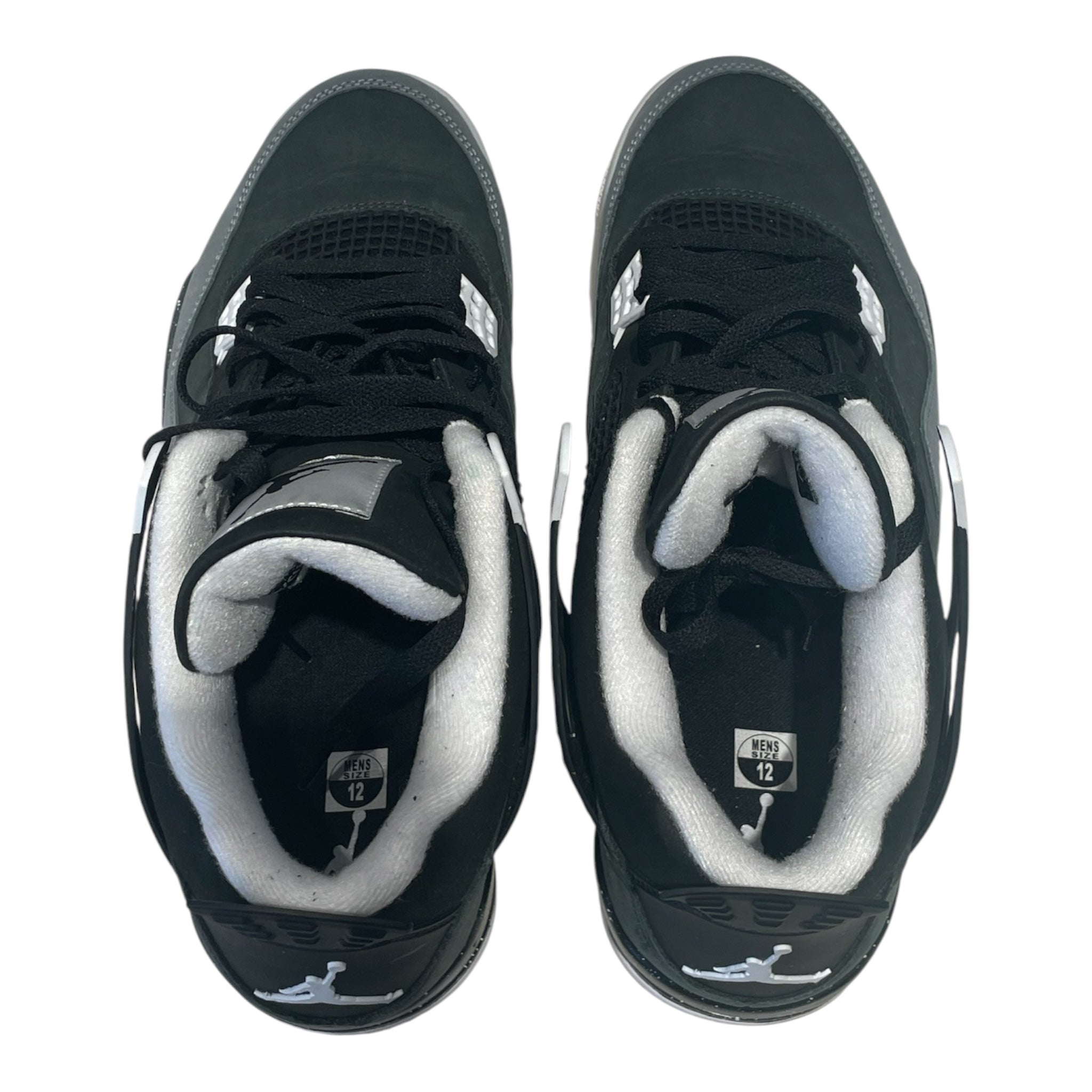 NIKE/Hi-Sneakers/US 12/Leather/BLK/Jordan 4 Fear view 3