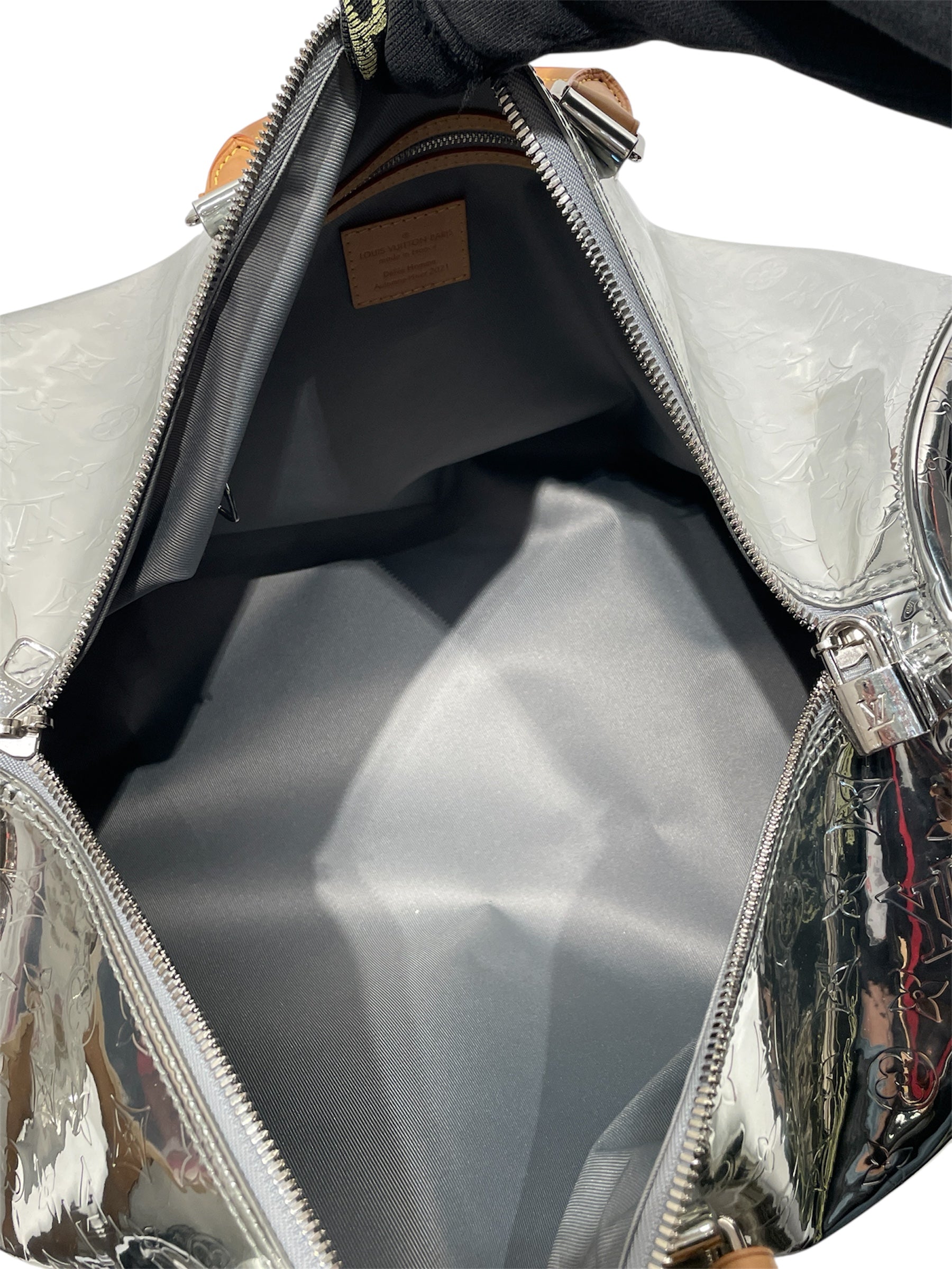LOUIS VUITTON/Luggage/OS/Monogram/SLV/Mongrm Mirror Keepall 40' view 11