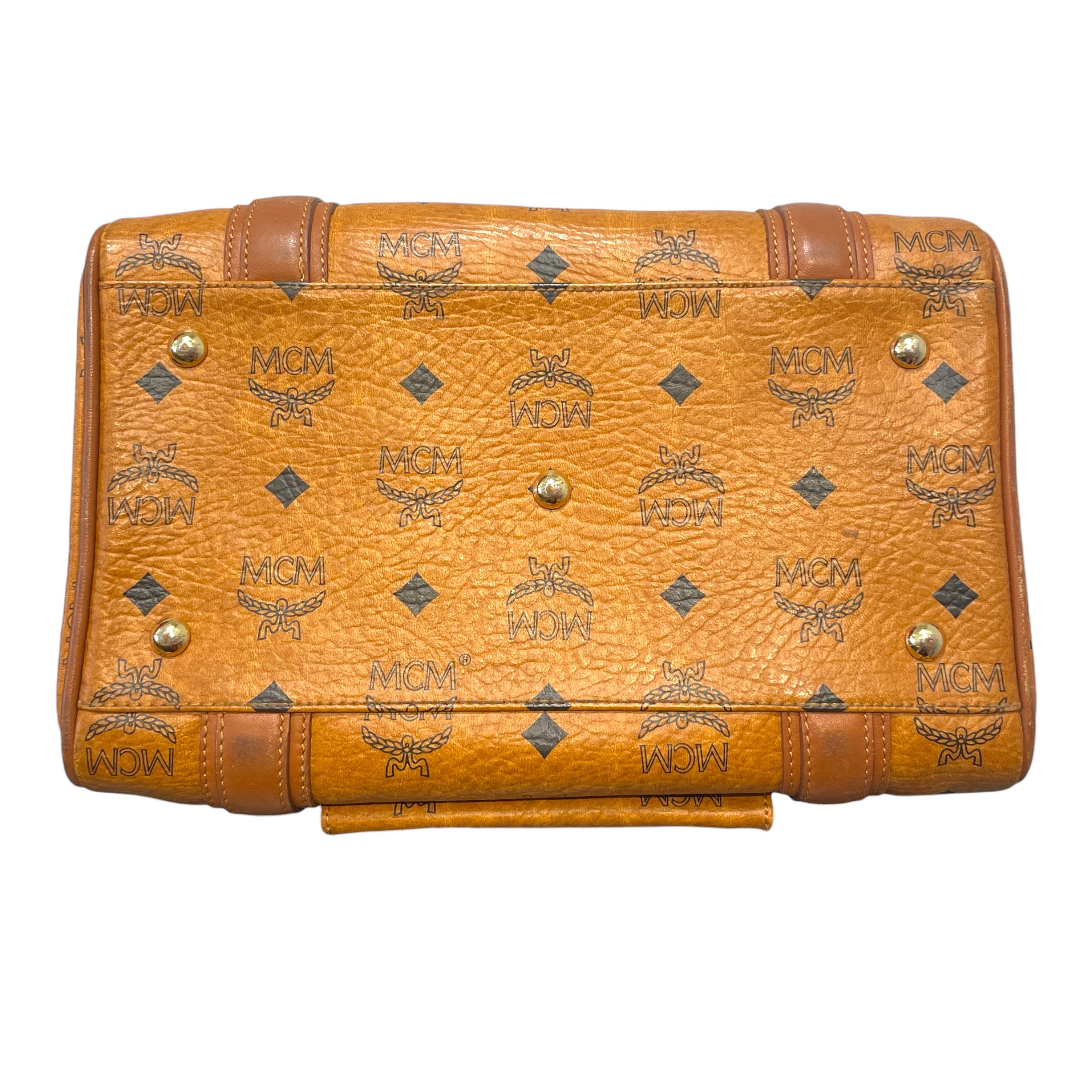 MCM/Hand Bag/Monogram/Leather/CML/Visetos Boston Satchel view 5