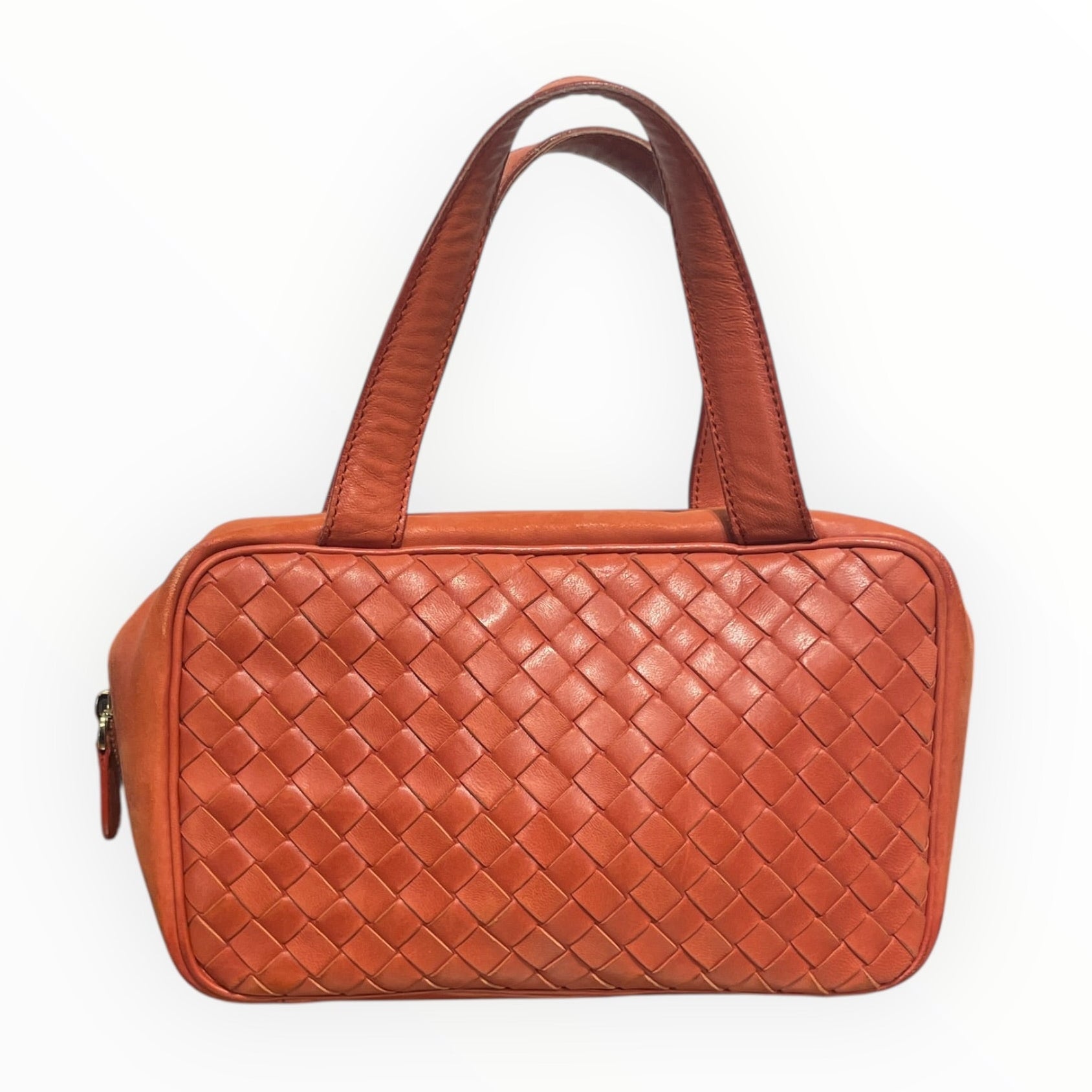 BOTTEGA VENETA/Hand Bag/Leather/ORN/RUST WOVEN view 2