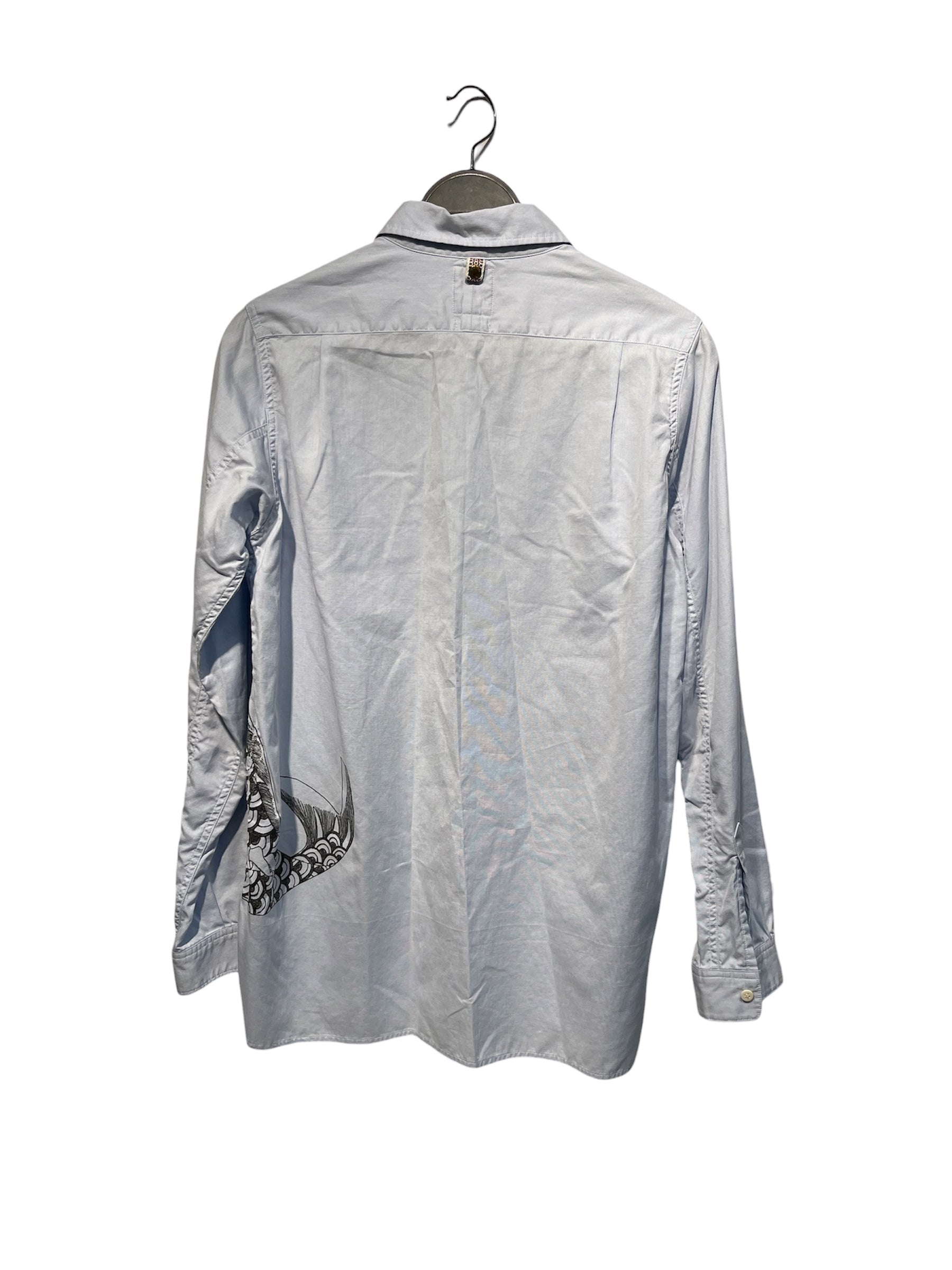 visvim/LS Shirt/S/Cotton/BLU/Stripe/ view 2