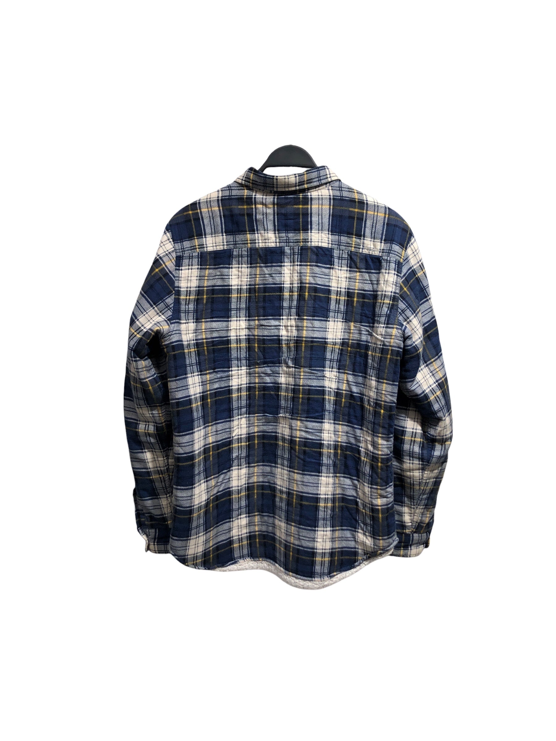 Supreme/Flannel Shirt/L/Cotton/BLU/Plaid/ view 2