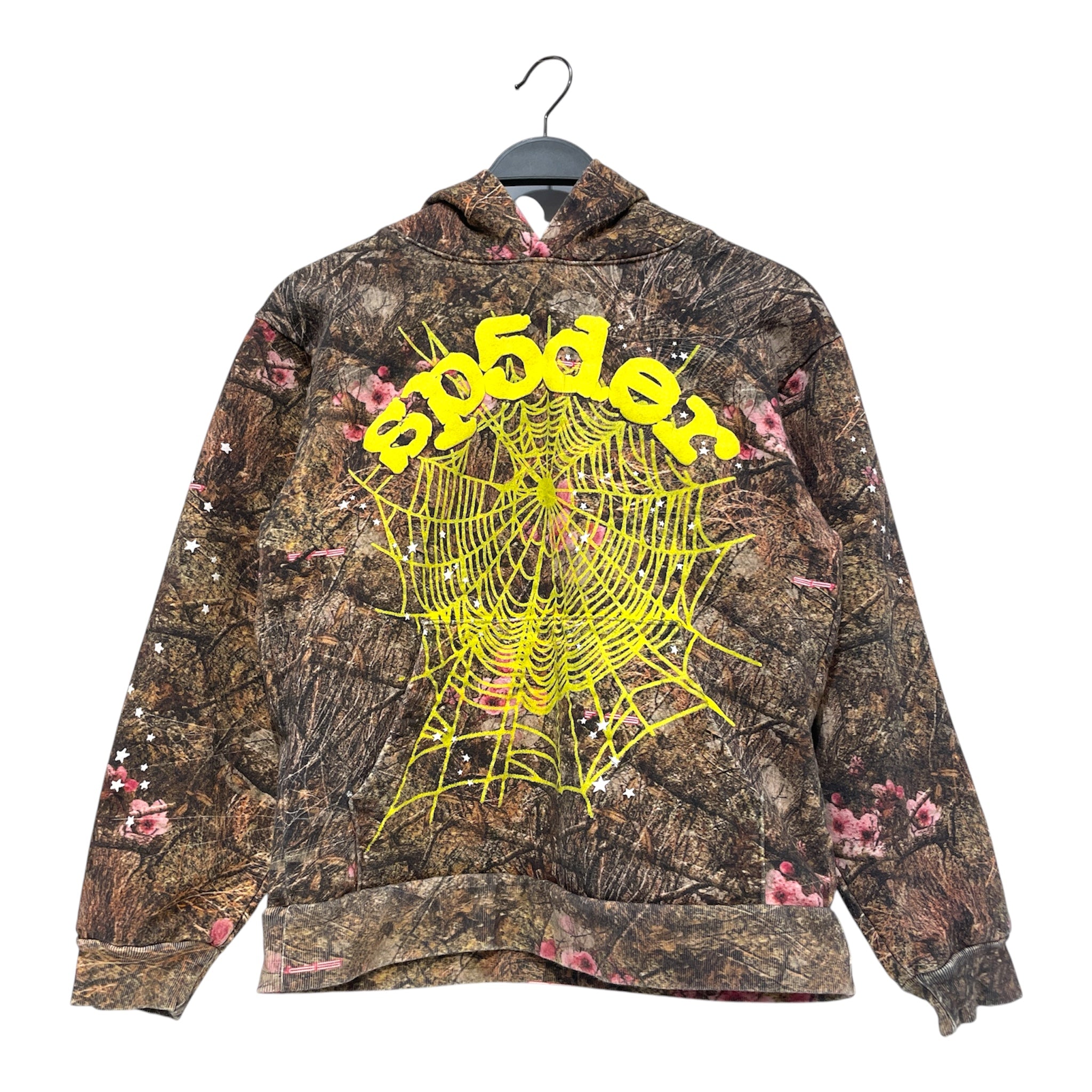 Sp5der/Hoodie/S/Camouflage/Cotton/GRN/Og Web Real Tree view 1
