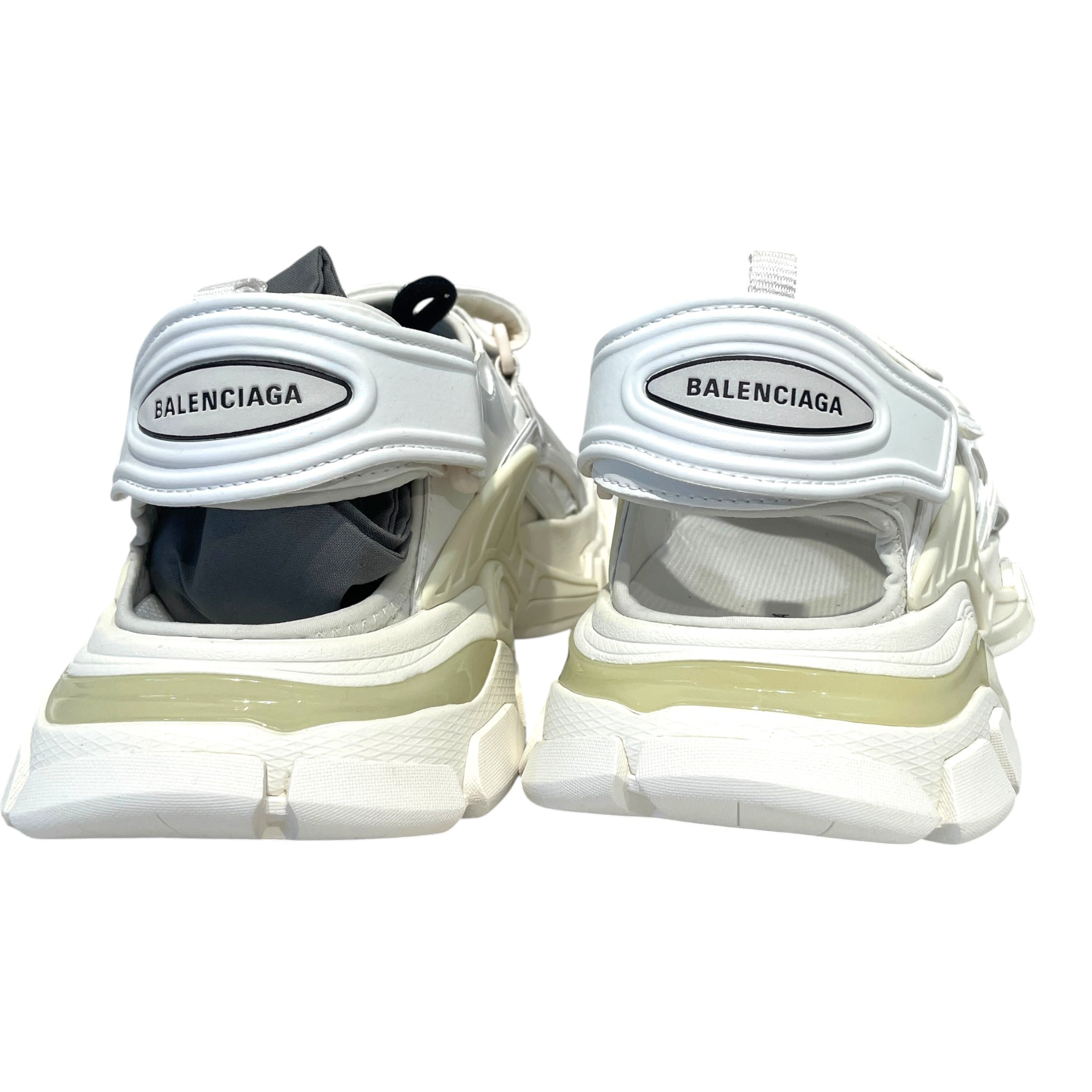 BALENCIAGA/Sandals/EU 41/Nylon/WHT/Track Sandals view 3