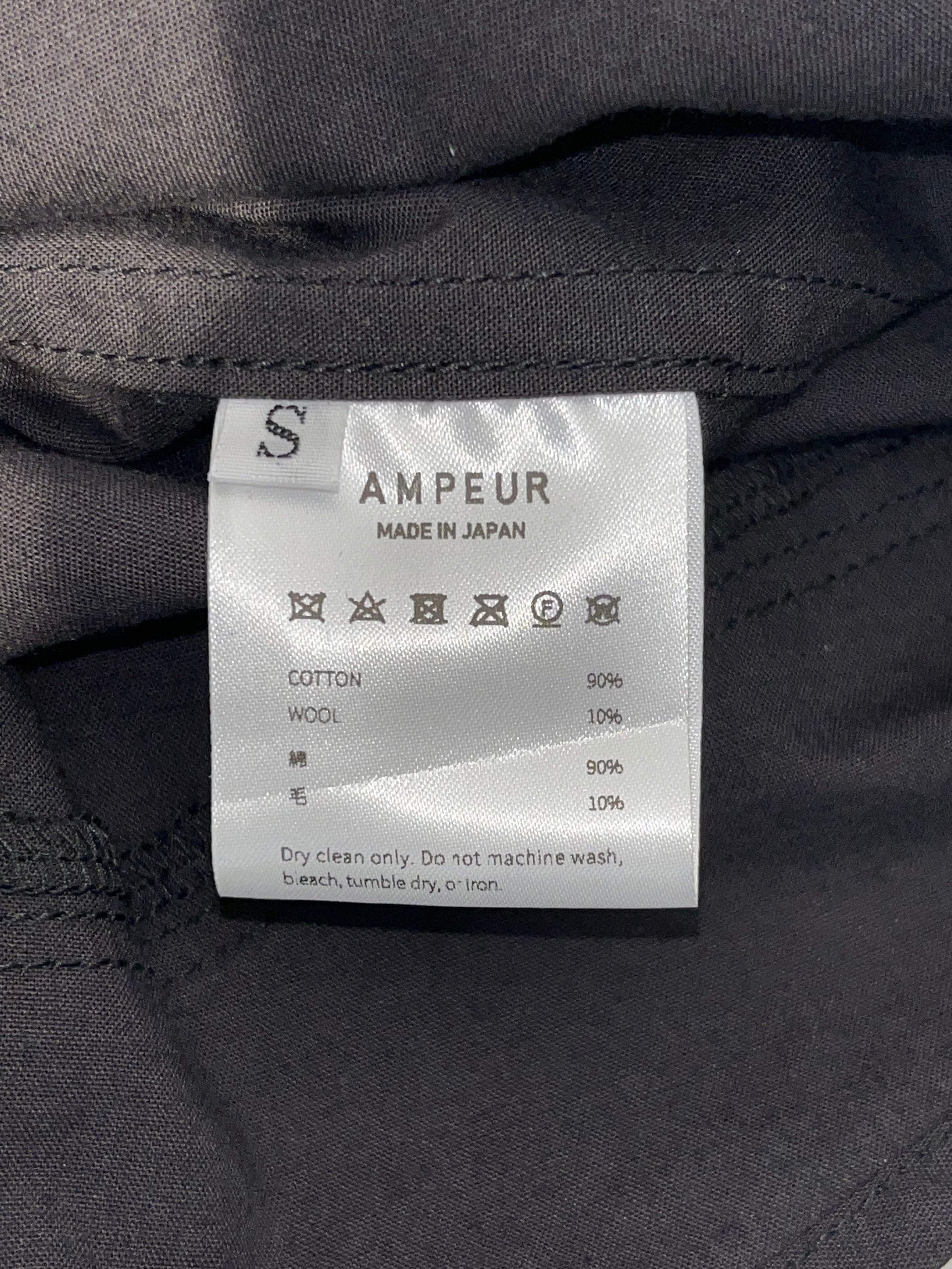 AMPEUR/LS Shirt/S/Cotton/BLK/ view 4