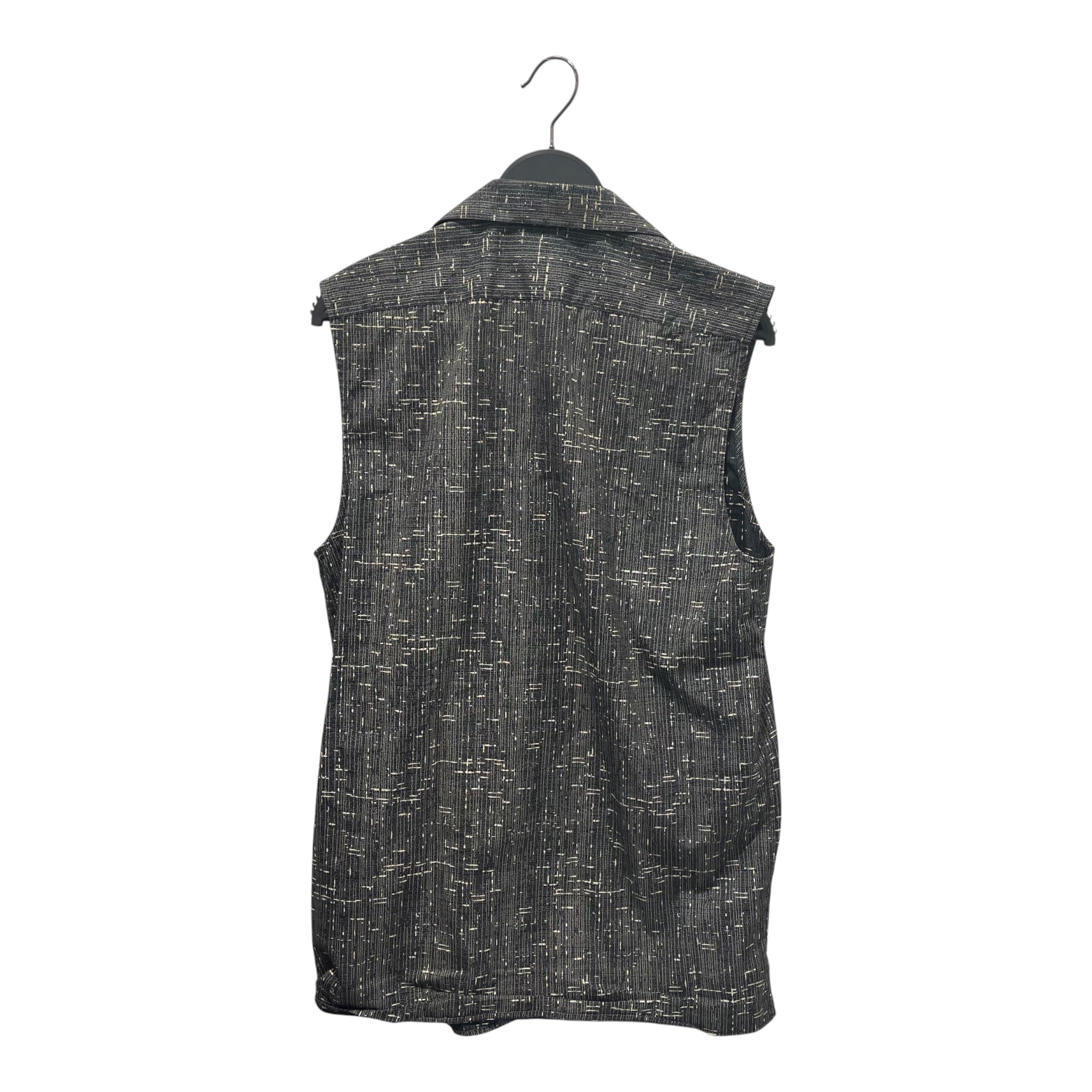 SAINT LAURENT/Vest/36/Cotton/BLK/2013 DOUBLE POCKET view 2