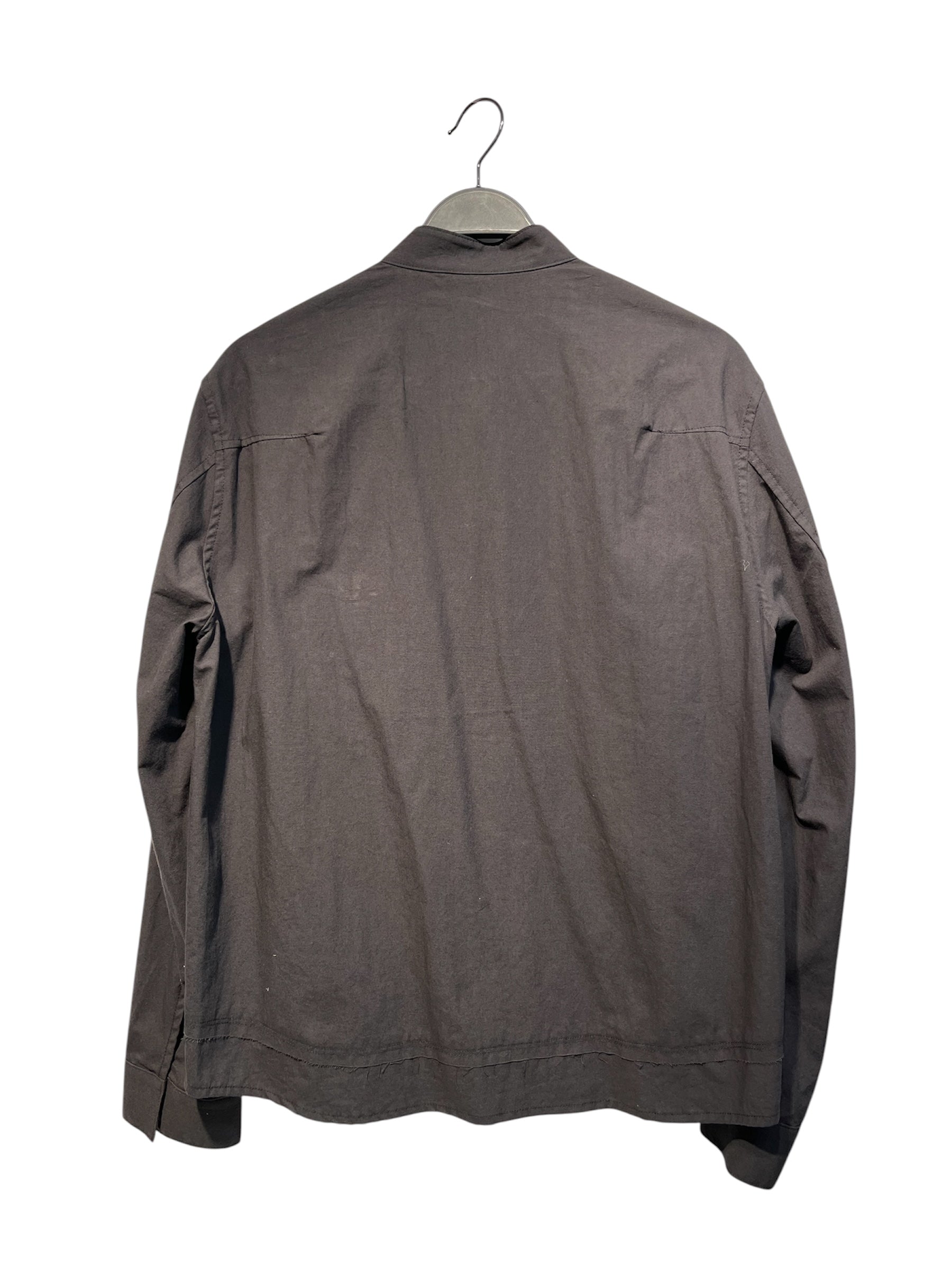 AMPEUR/LS Shirt/S/Cotton/BLK/ view 2