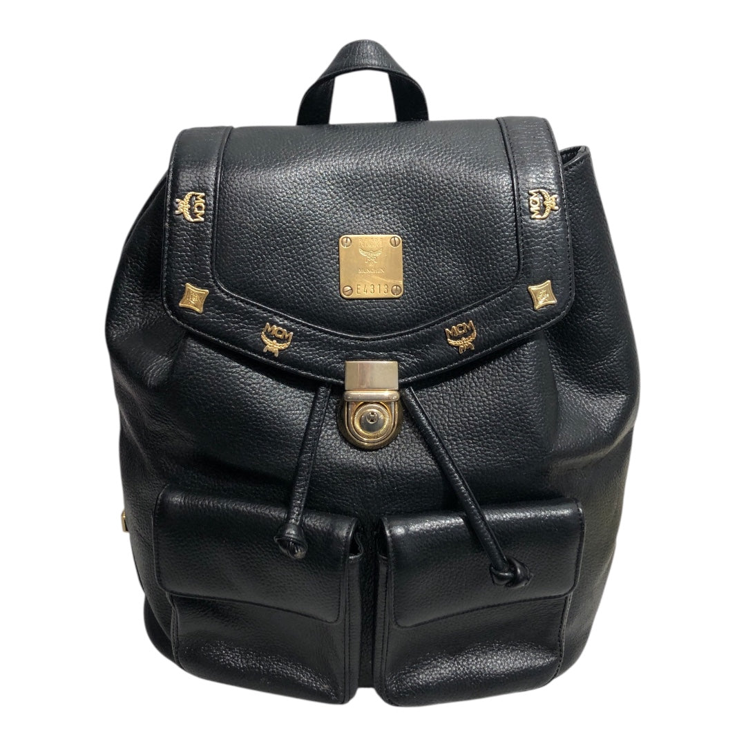 MCM/Backpack/Leather/BLK/ view 1