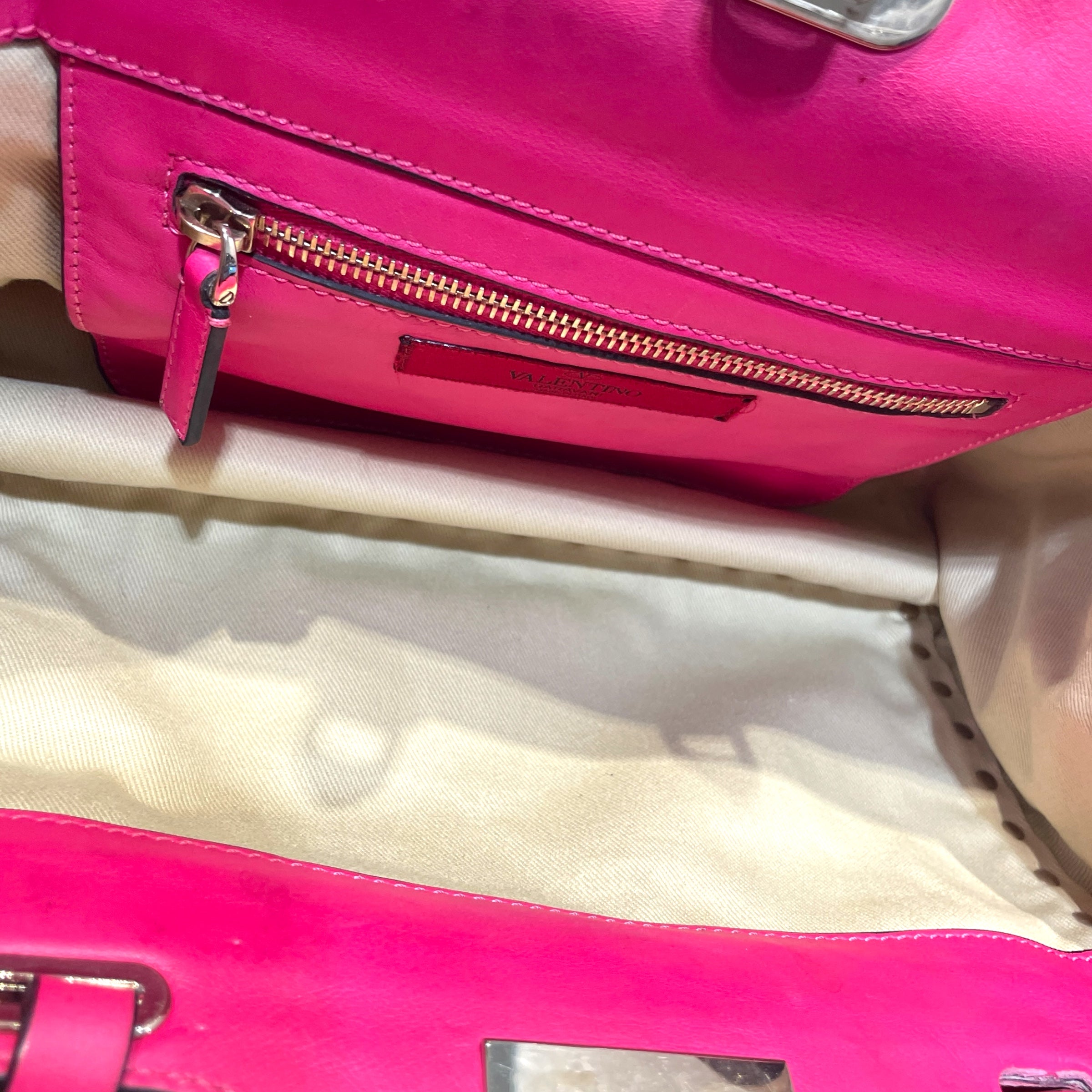 VALENTINO/Cross Body Bag/Leather/PNK/ Garavani Rockstud 2Way view 7
