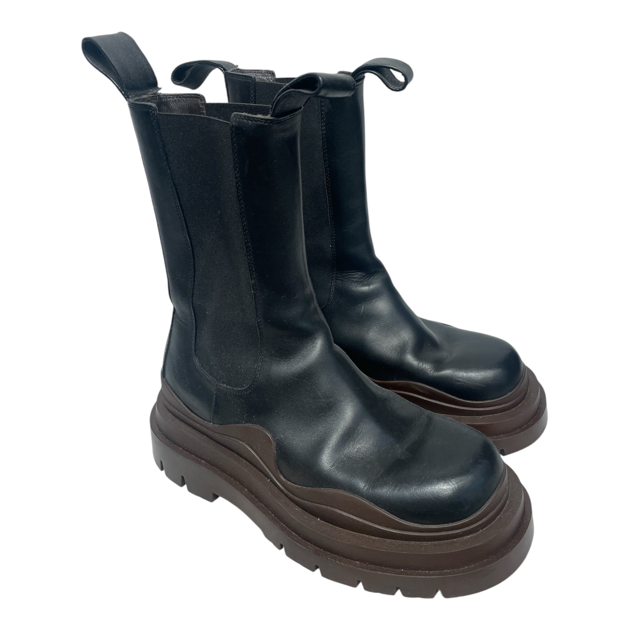 BOTTEGA VENETA/Boots/EU 41/BLK/LONG CHELSEA view 1
