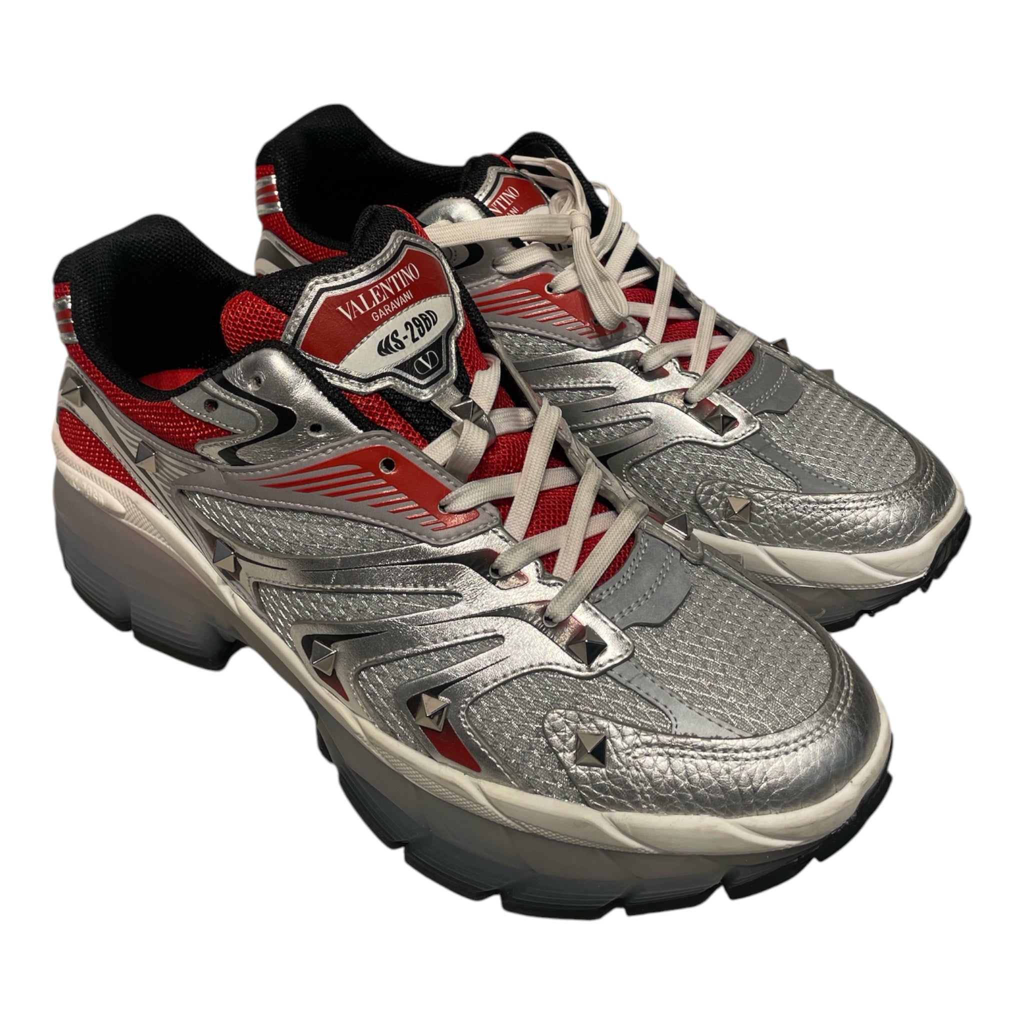 VALENTINO GARAVANI/Low-Sneakers/EU 42/Leather/RED/ view 1