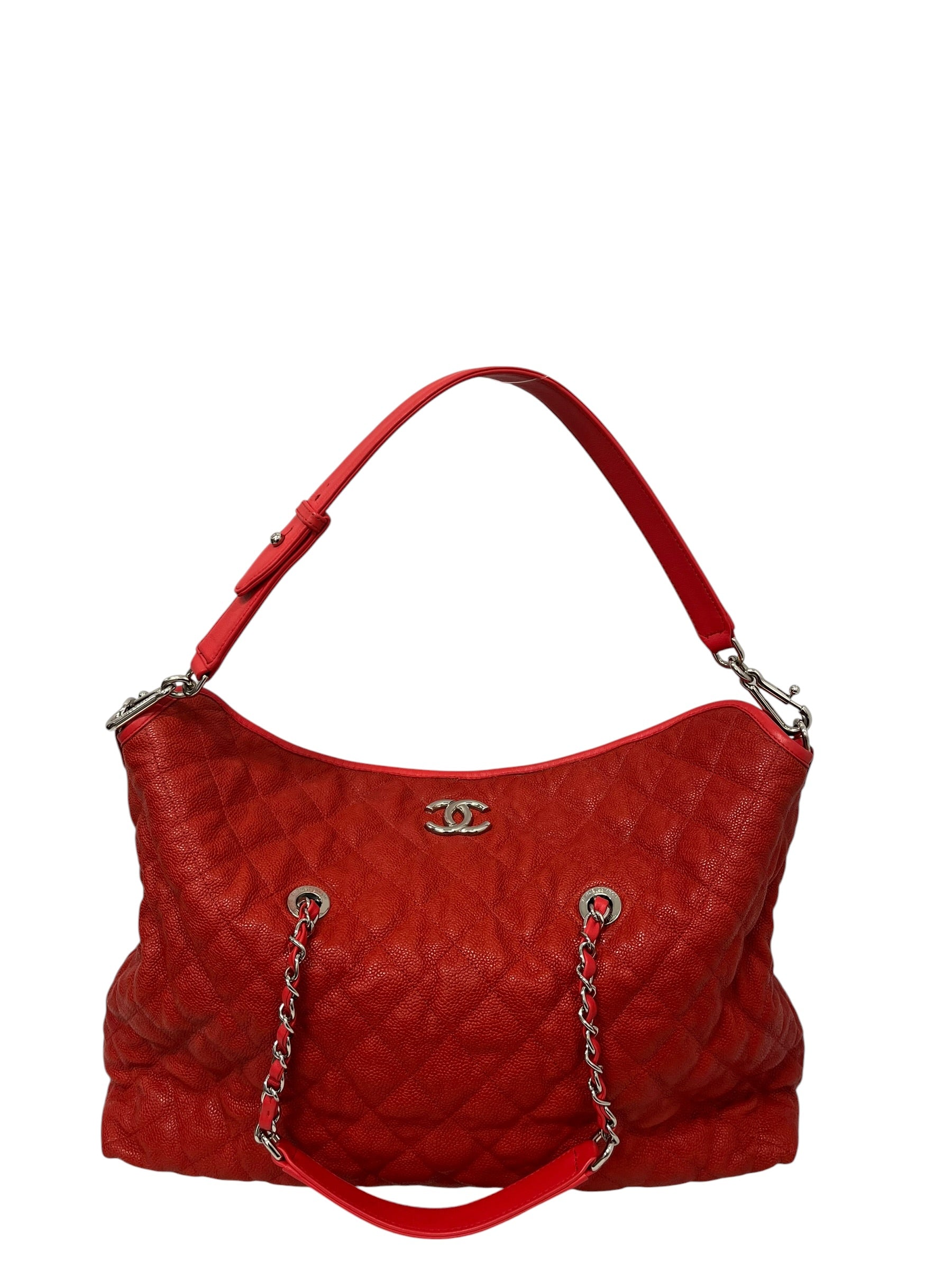 CHANEL/Bag/Leather/RED/FRENCH RIVIERA HOBO 15742375 view 1