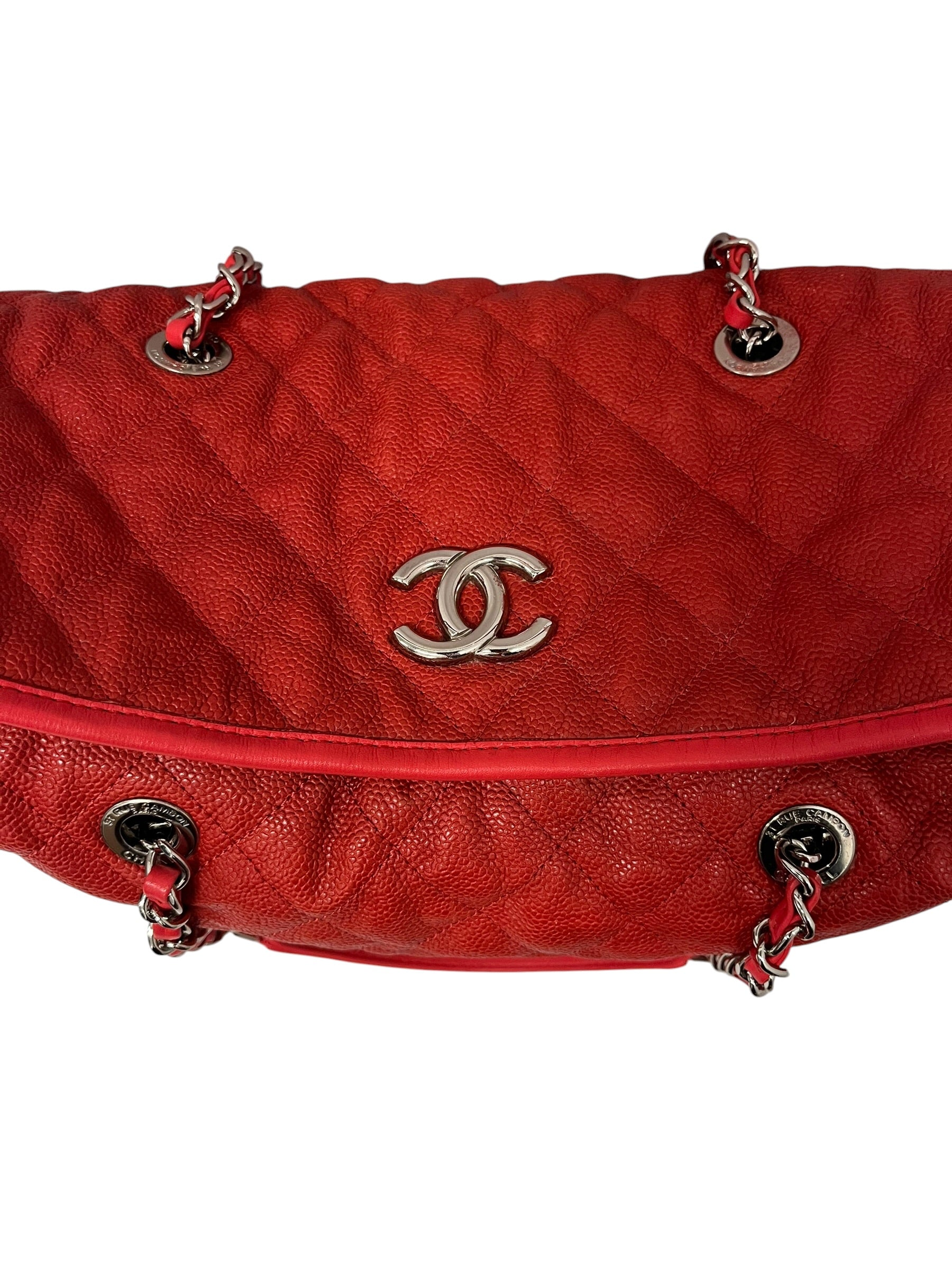 CHANEL/Bag/Leather/RED/FRENCH RIVIERA HOBO 15742375 view 3