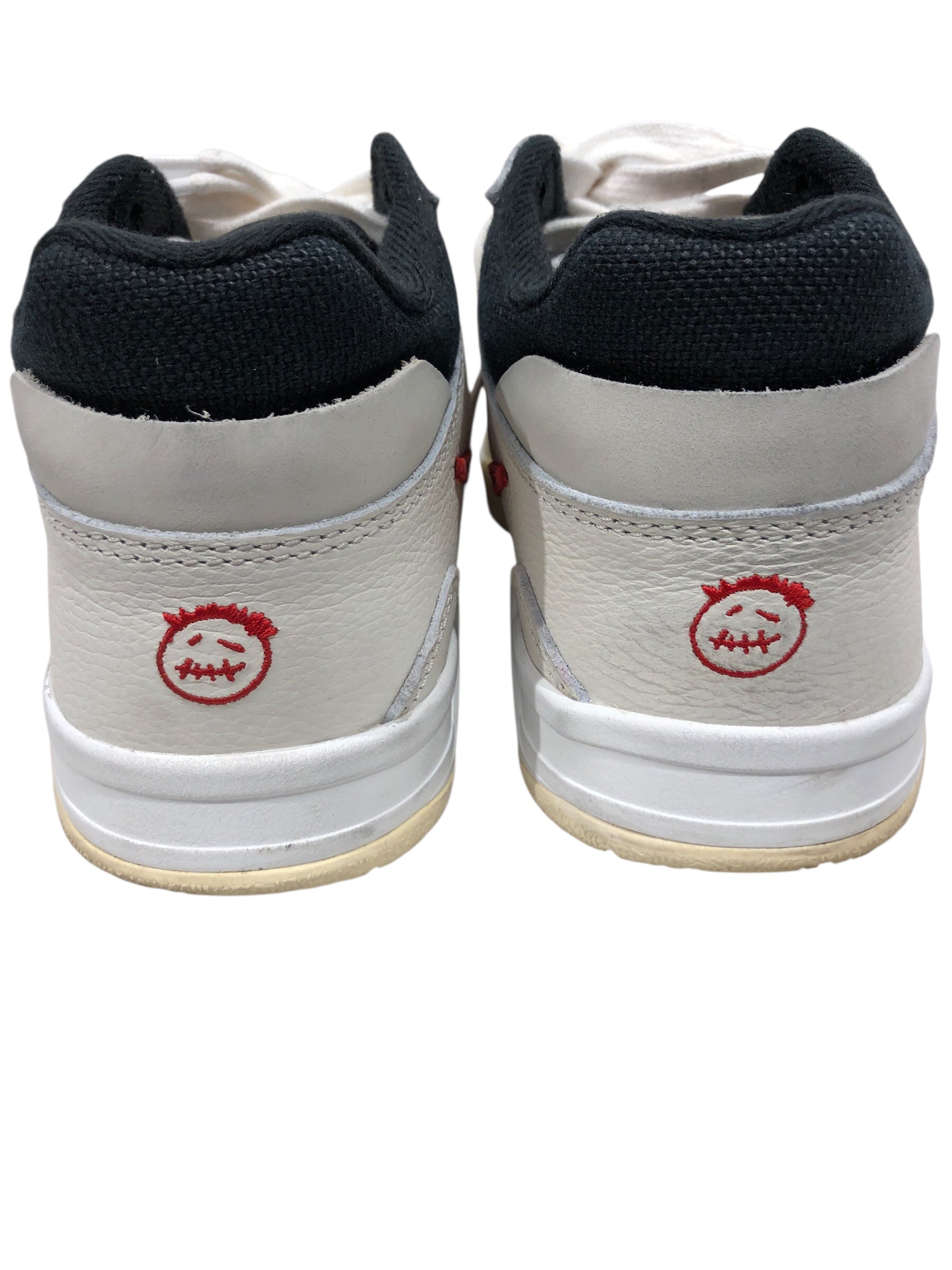 CACTUS JACK/NIKE/Low-Sneakers/US 8/Suede/WHT/Jumpman Jack view 4