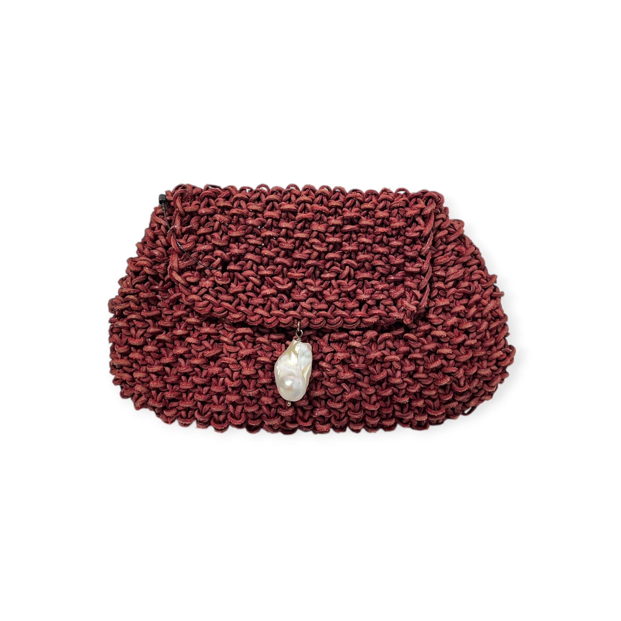 GRAZIA MARICA VOZZA/Clutch Bag/BRD/JEWEL CLUTCH PEARL DETAIL view 1
