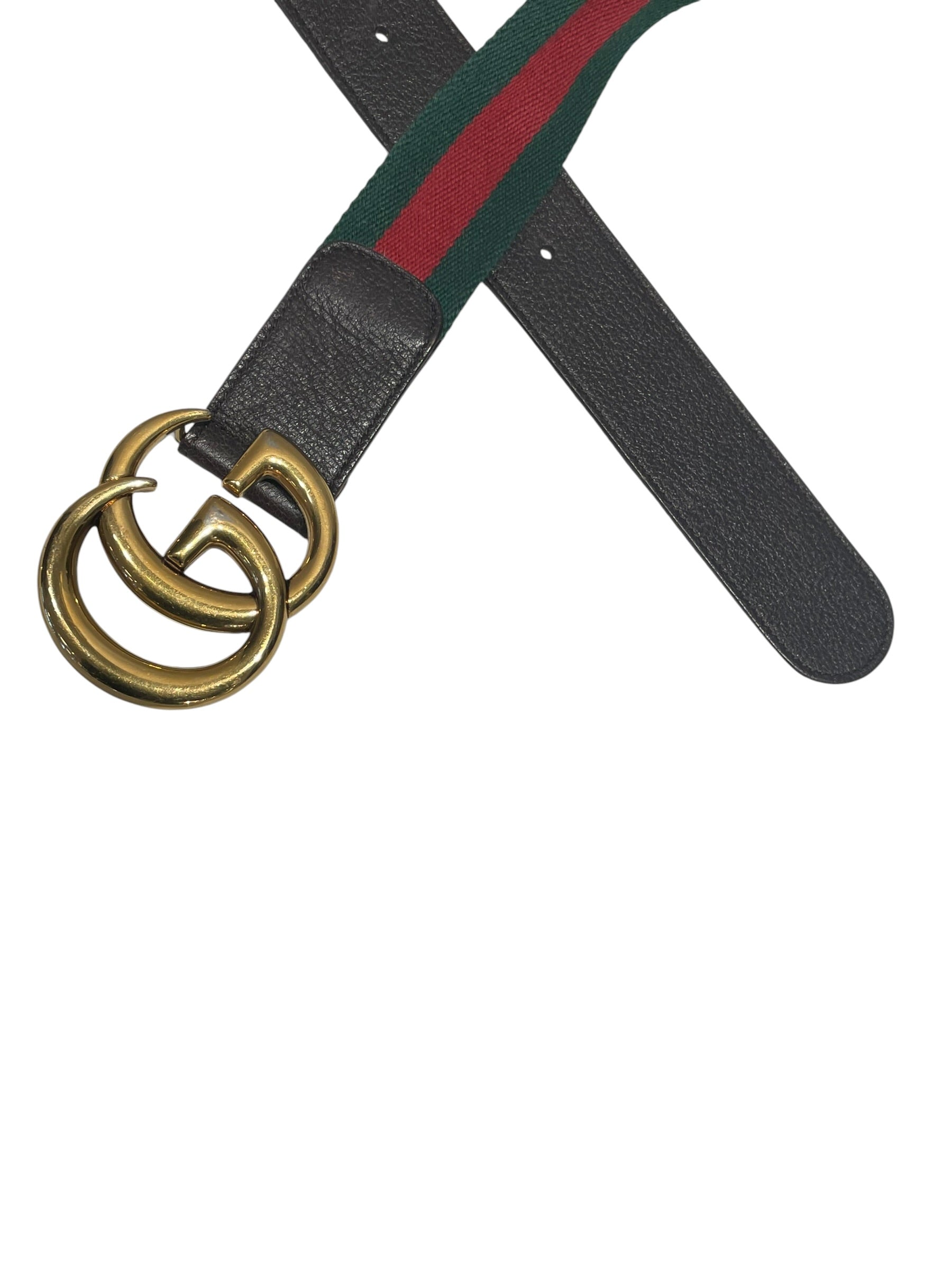 GUCCI/Belt/Cotton/MLT/Gucci  DoubleG web belt view 2