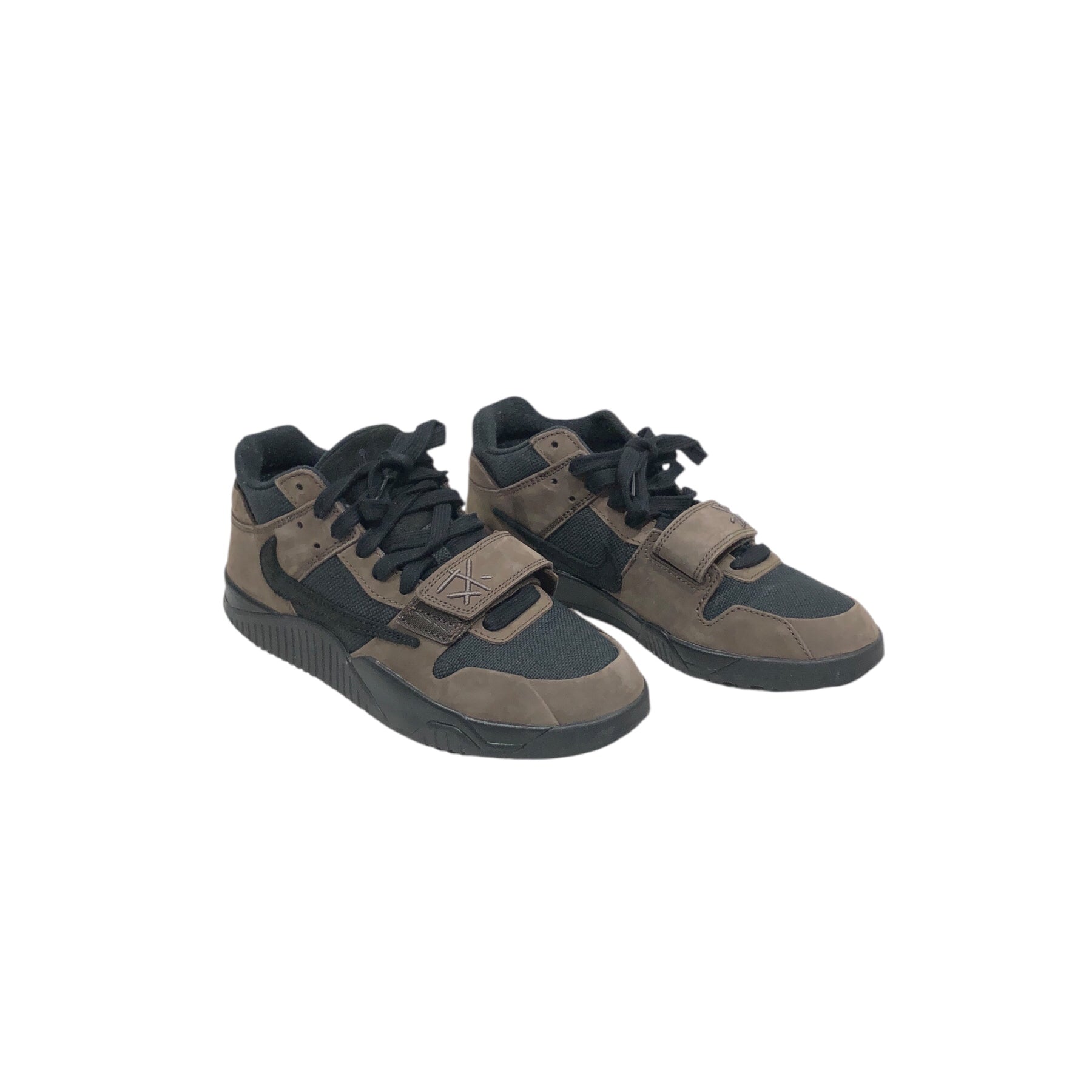 CACTUS JACK/NIKE/Low-Sneakers/US 11/Suede/BRW/Jumpman Jack