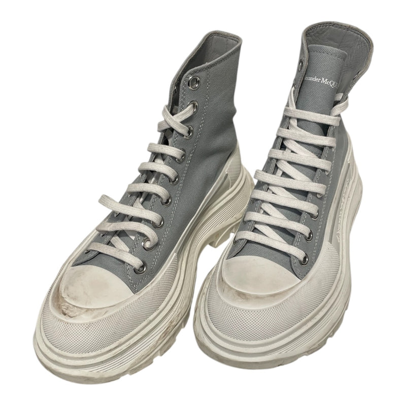 Alexander McQueen/Hi-Sneakers/EU 37/Cotton/SLV/