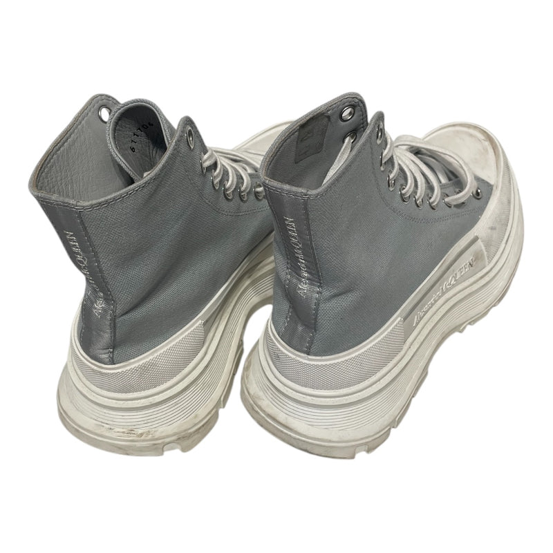 Alexander McQueen/Hi-Sneakers/EU 37/Cotton/SLV/