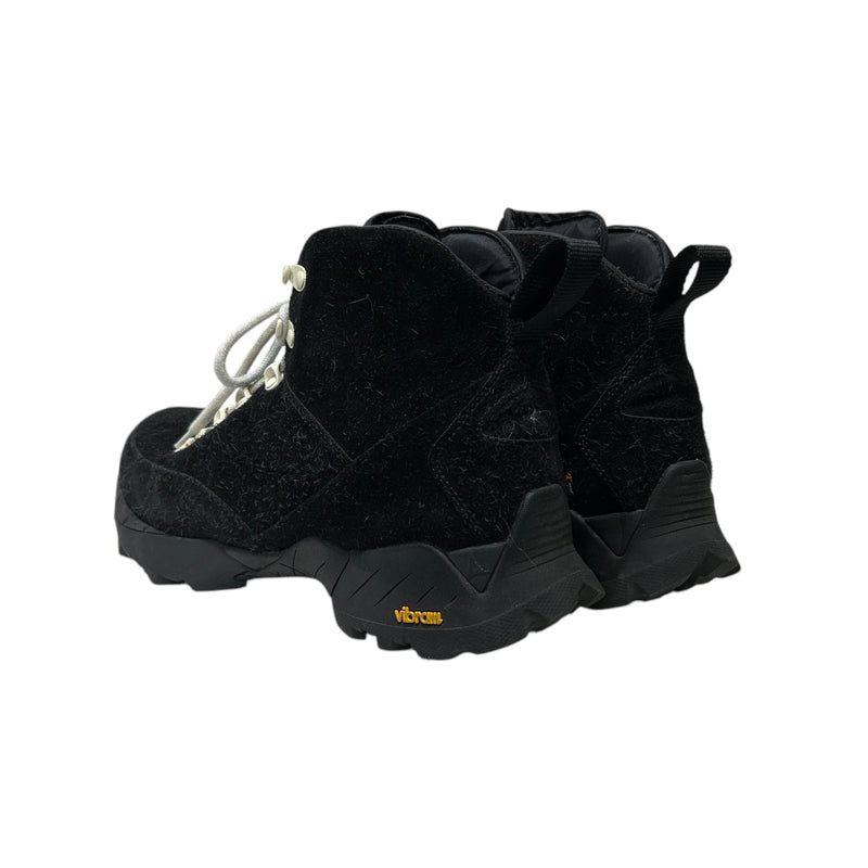 ROA/Lace Up Boots/EU 45/Suede/BLK/ANDREAS
