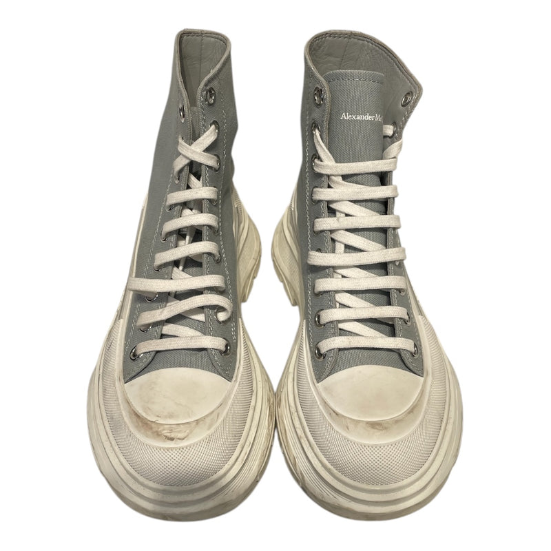 Alexander McQueen/Hi-Sneakers/EU 37/Cotton/SLV/