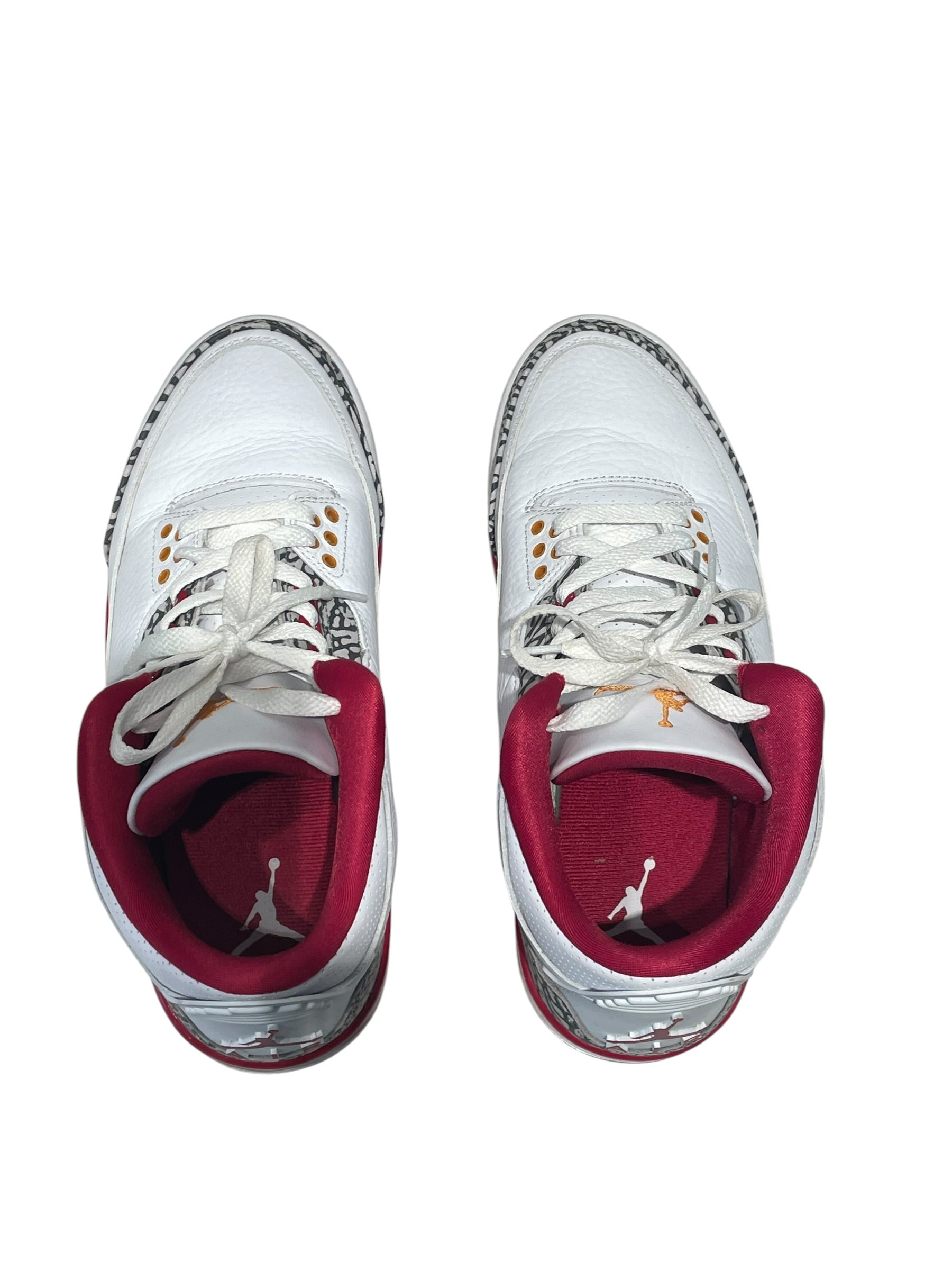 JORDAN BRAND/Hi-Sneakers/US 8/WHT/ir Jordan  3 Cardinal view 3