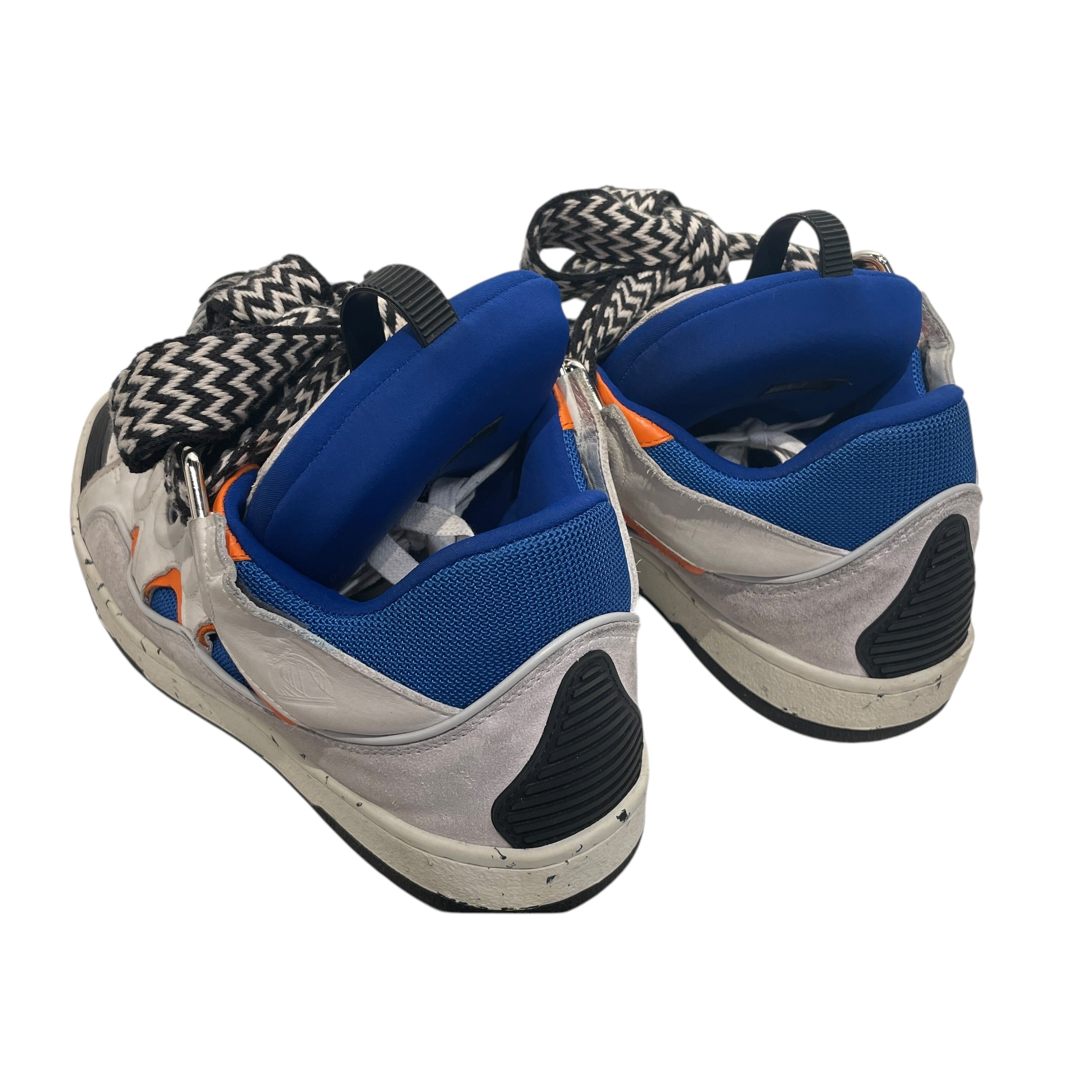LANVIN/Low-Sneakers/EU 43/Stripe/WHT/white blue orange view 2