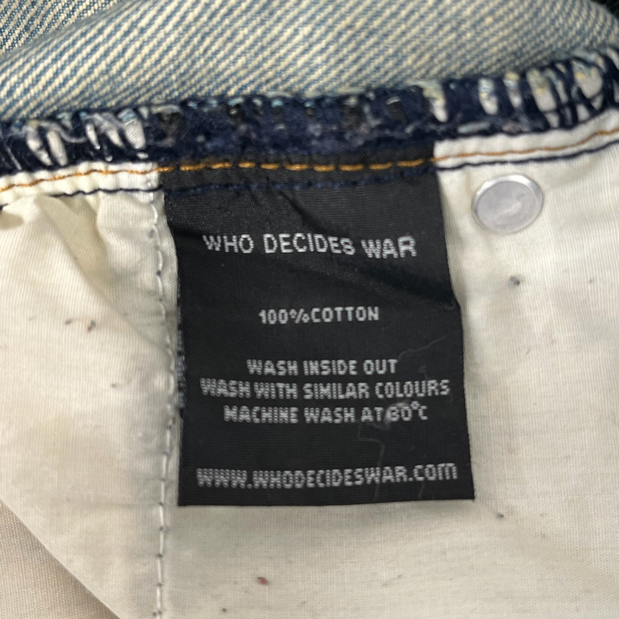 WHO DECIDES WAR/Pants/30/Cotton/IDG/All Over Print/DOUBLE STAIN GLASS FUSION RGB view 10