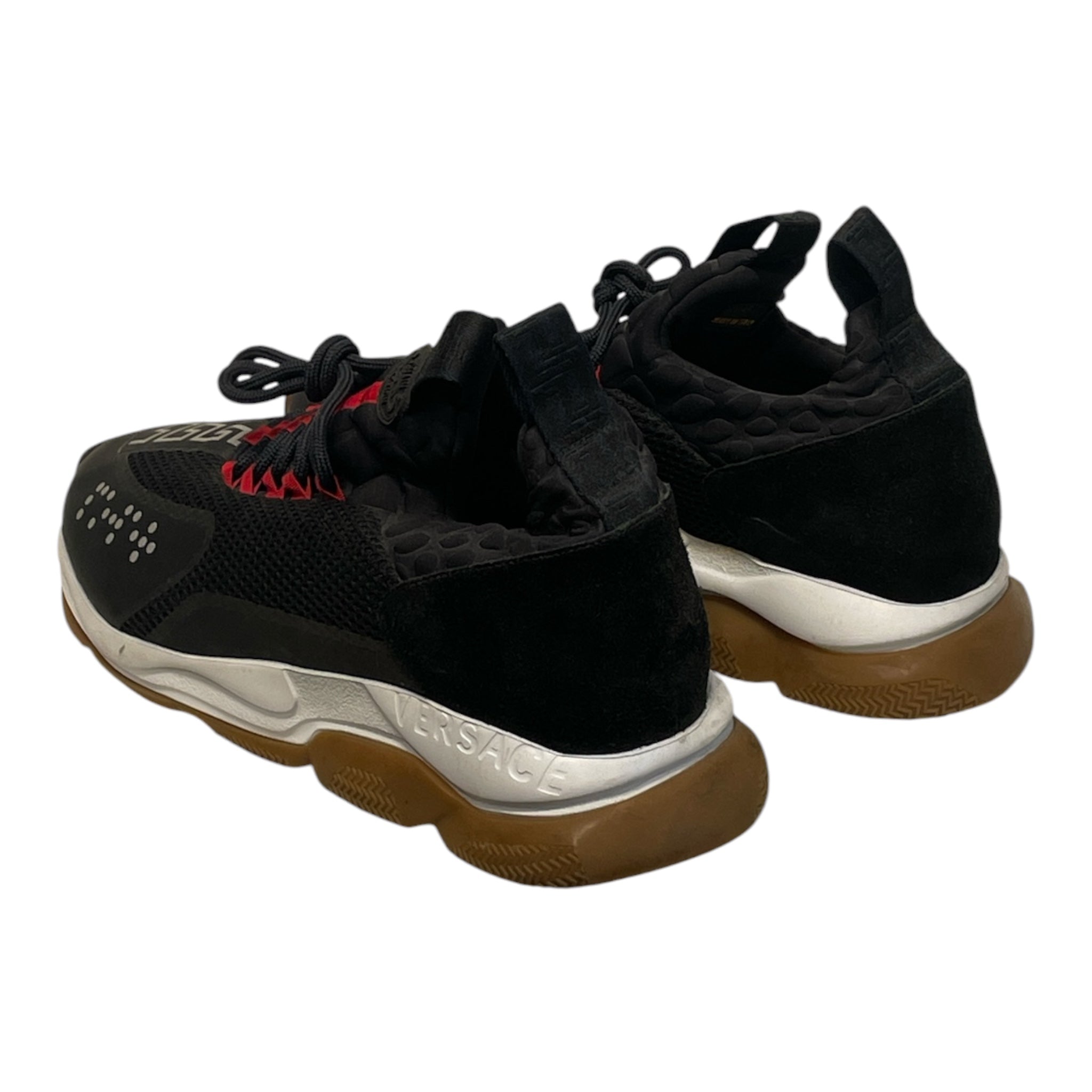 GIANNI VERSACE/Low-Sneakers/EU 45/Cotton/BLK/ view 2
