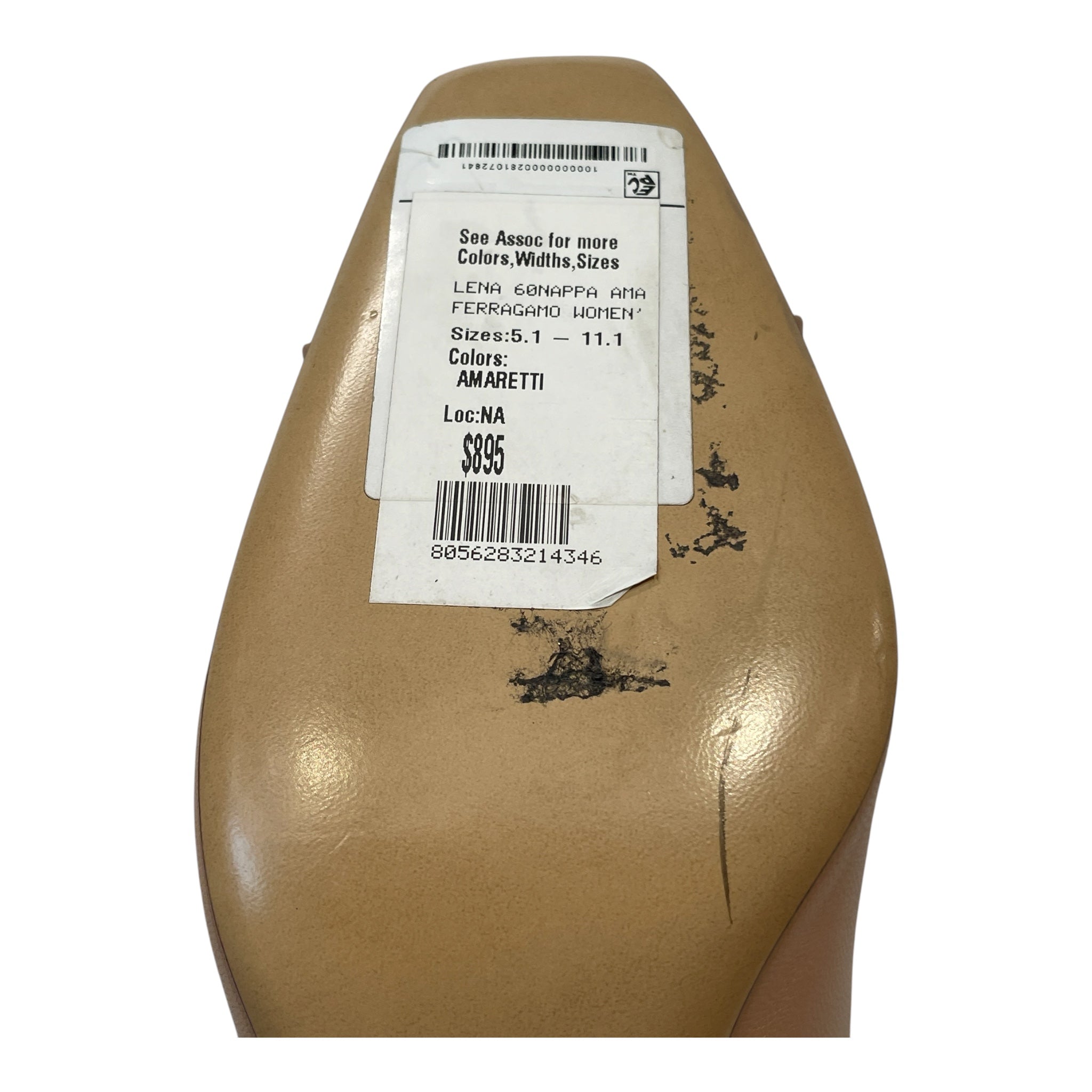 Salvatore Ferragamo/Heels/US 6.5/Leather/BEG/NUDE GOLD HARDWARE view 4
