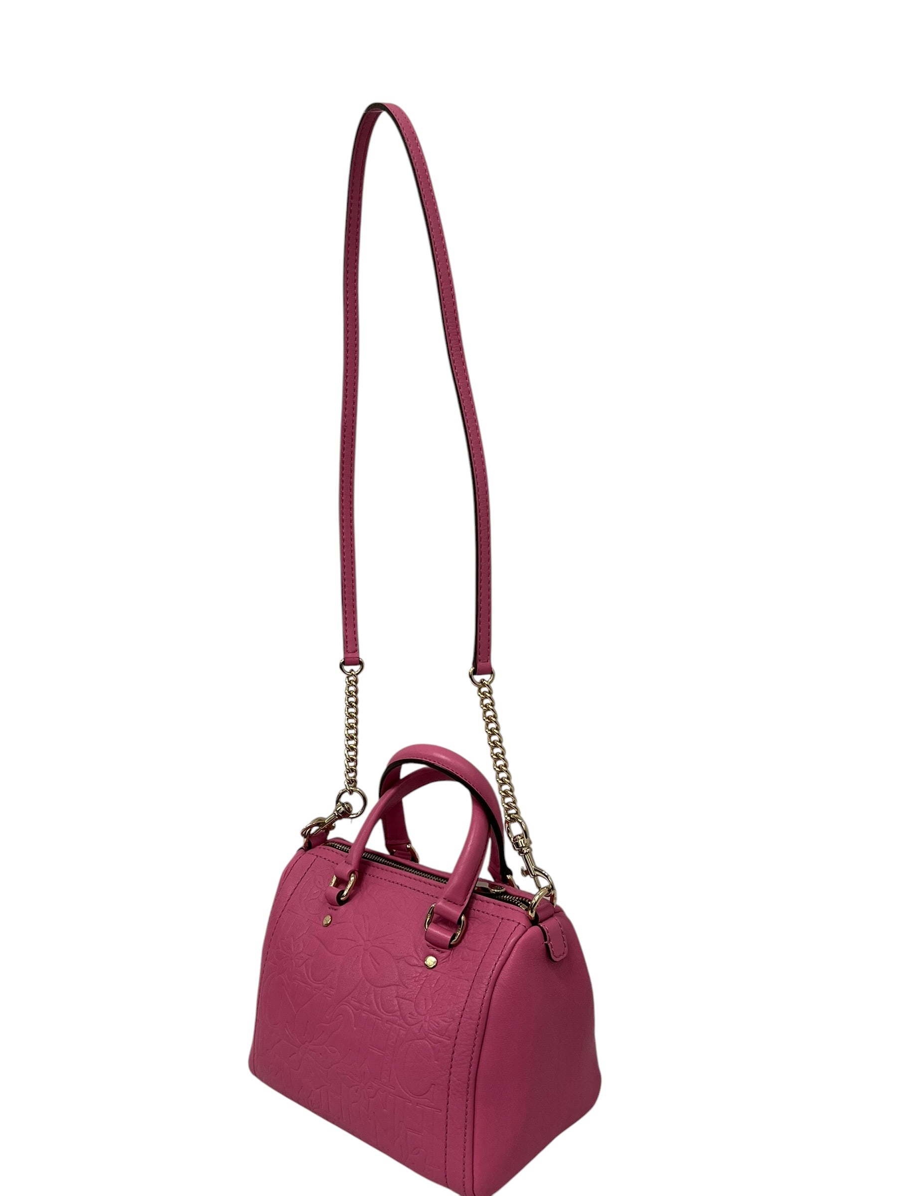 CAROLINA HERRERA/Bag/Leather/PNK/MONOGRAM LEATHER BAG view 3