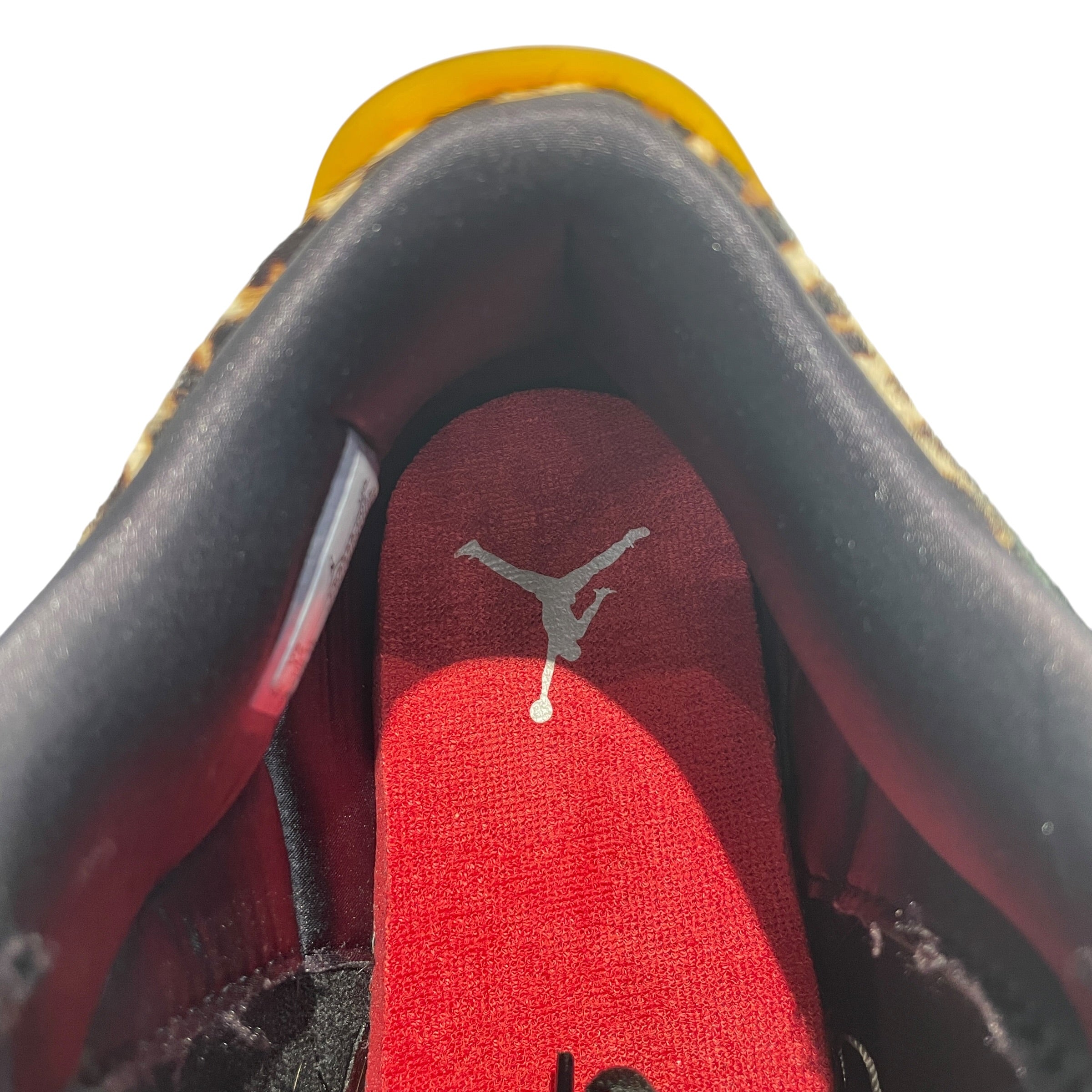 NIKE/AIR JORDAN 3 RETRO SE/Low-Sneakers/US 12/Animal Pattern/Fake Fur/BLK/CK4344-002 view 3