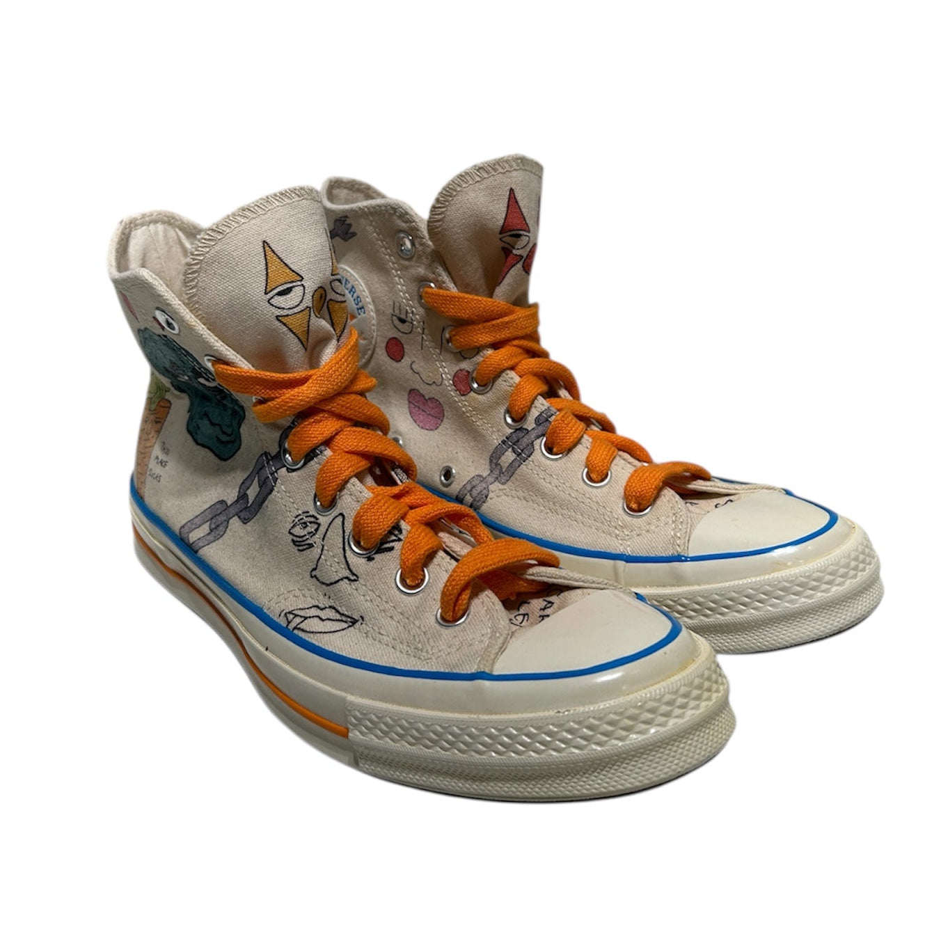 CONVERSE/Hi-Sneakers/US 9/CRM/TYLER THE CREATOR X CONVERSE view 1