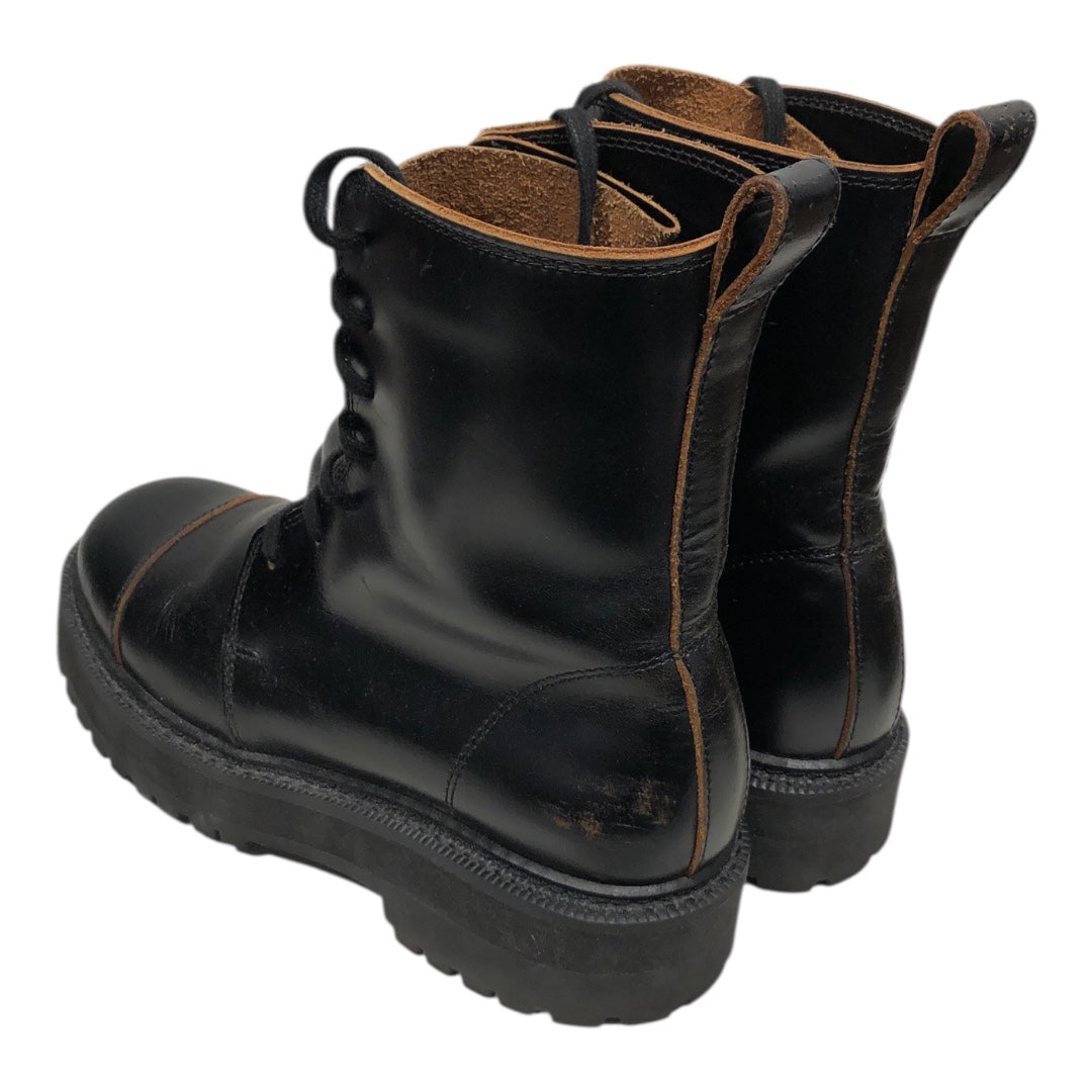 SOMAR/Lace Up Boots/US 9/Leather/BLK/GRUNT BOOT view 2