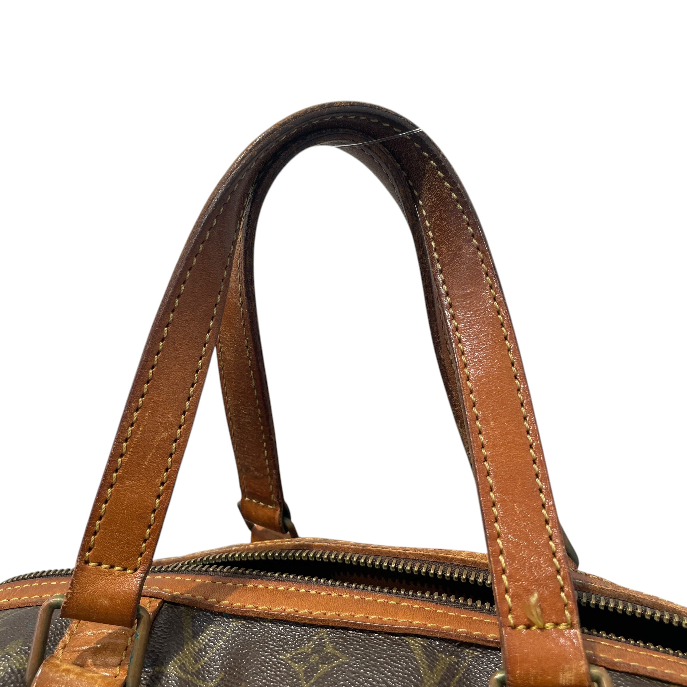 LOUIS VUITTON/Luggage/Monogram/Leather/BRW/Keepall view 2