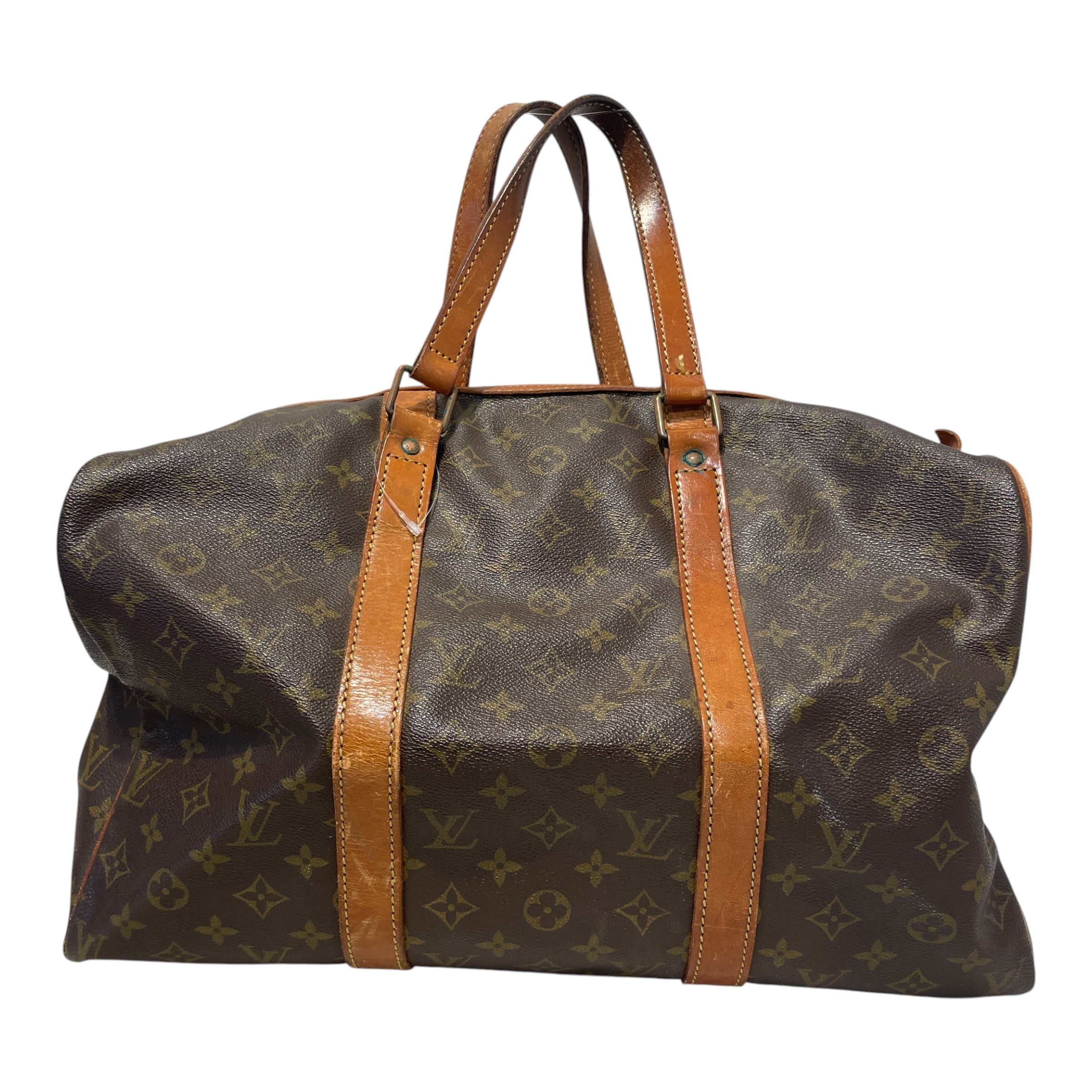 LOUIS VUITTON/Luggage/Monogram/Leather/BRW/Keepall view 6
