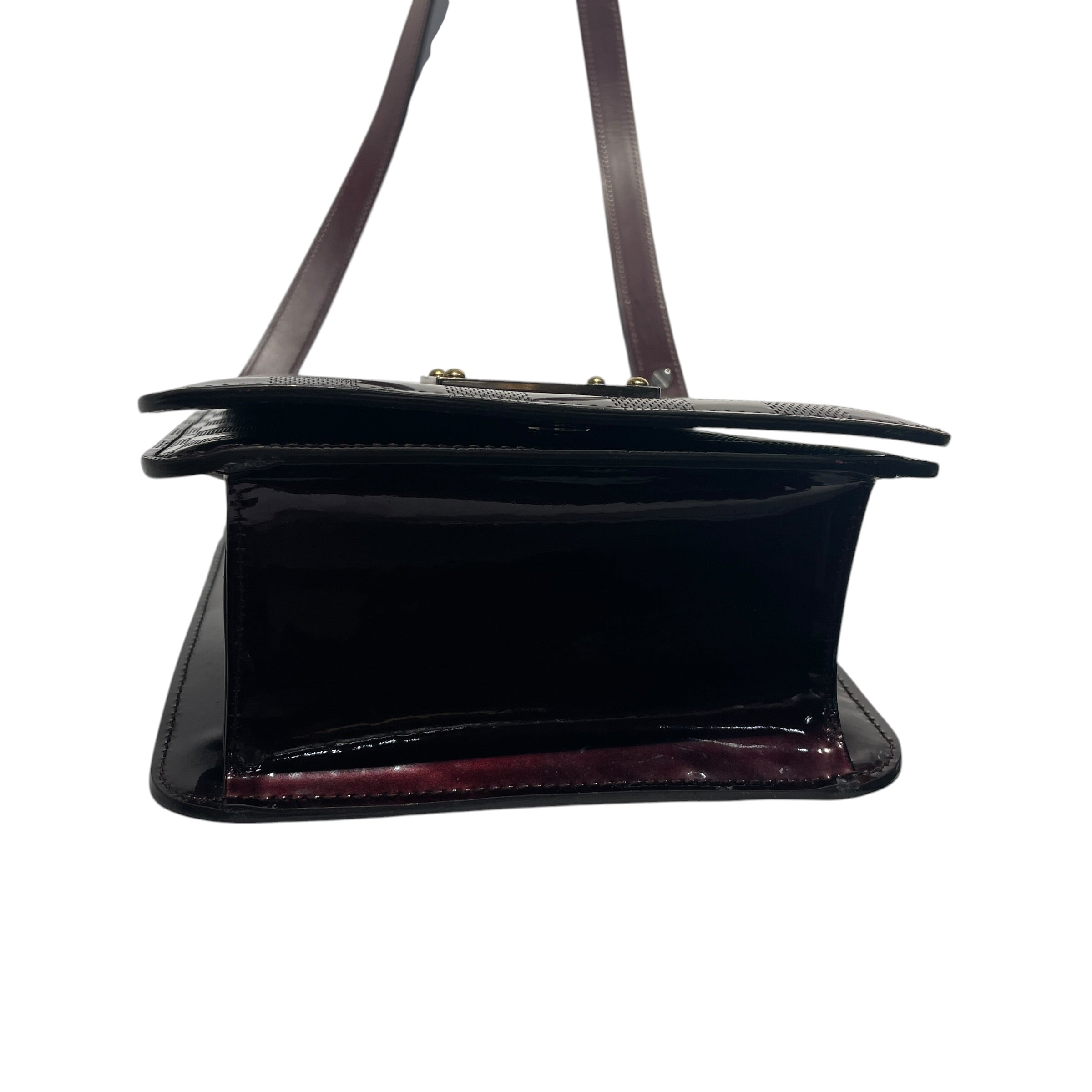 LOUIS VUITTON/Hand Bag/Leather/BRD/damier vernis view 3